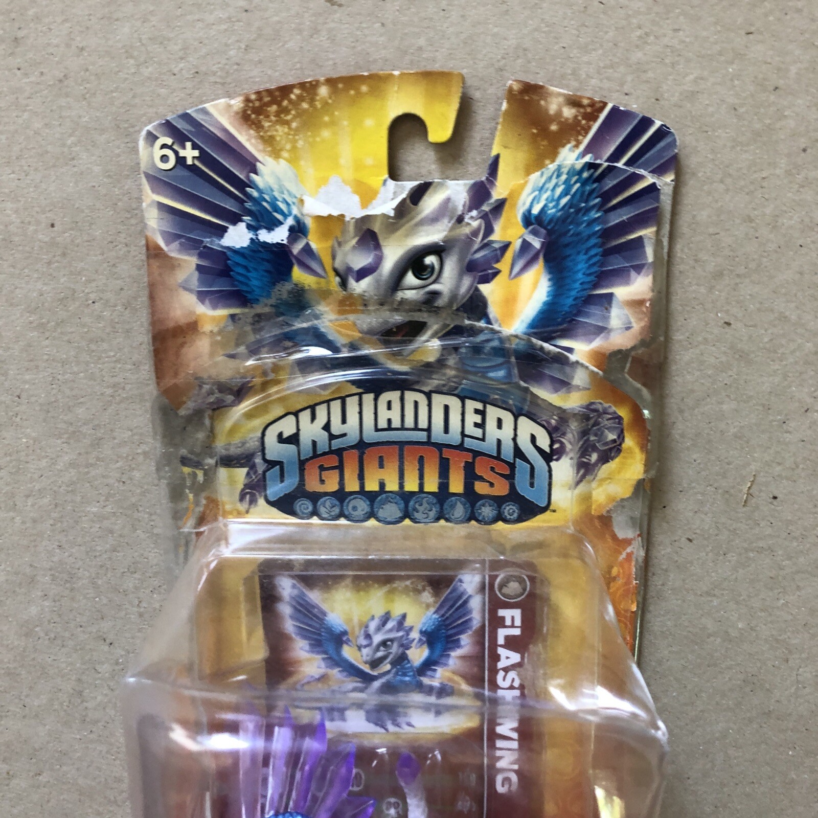 Skylanders Giants FLASHWING Figure Repackaged Box