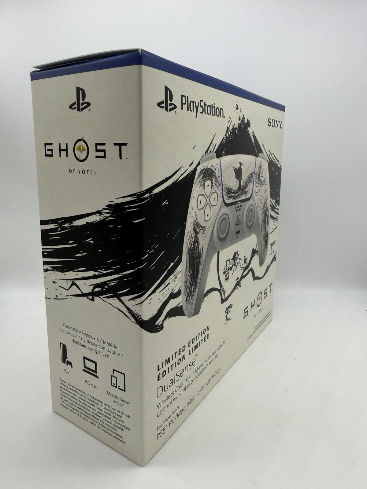 🏯 Ghost of Yotei ” Black ” – Sony PS5 DualSense Wireless Controller – NEW 🎮