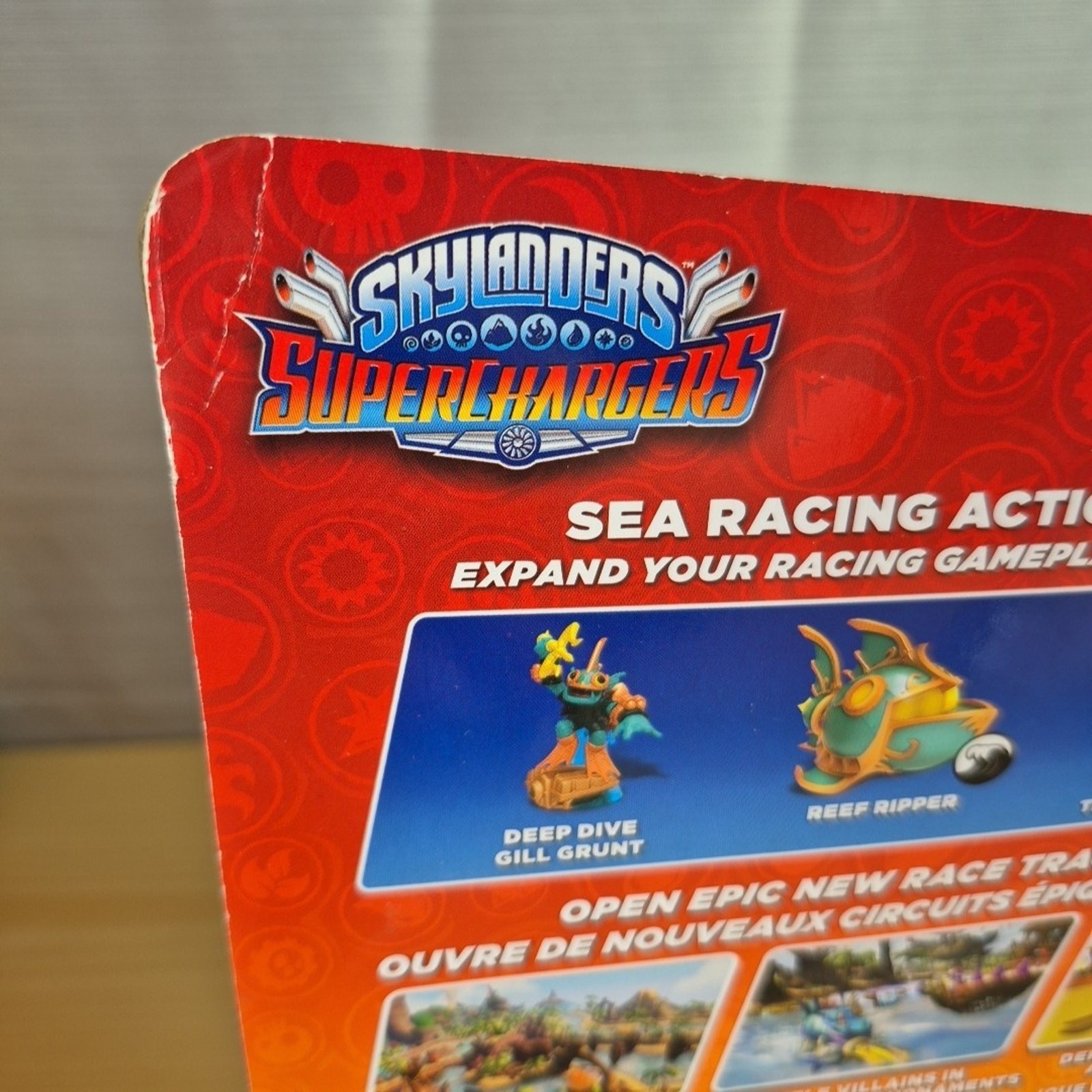 Skylanders Superchargers Racing Sea Racing Action Pack Sea Trophy Reef Deep Dive