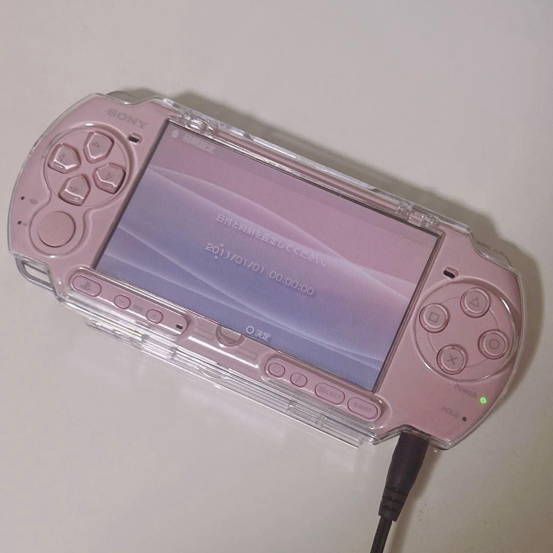 Excellent Sony PSP-3000 PSP 3000 Console Pink Region Free