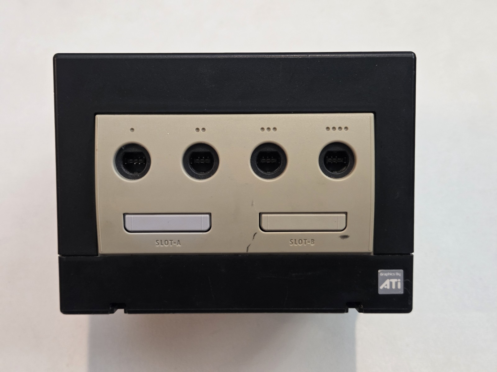 Nintendo GameCube Black Console DOL-001 / 1 Controller & Cords Bundle Tested