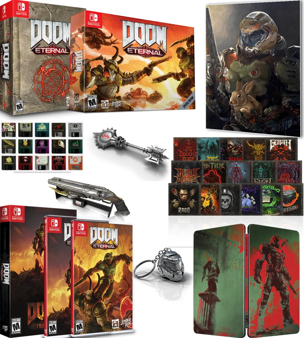 Nintendo Switch Limited Run #154 DOOM Eternal Ultimate Edition New Sealed LRG
