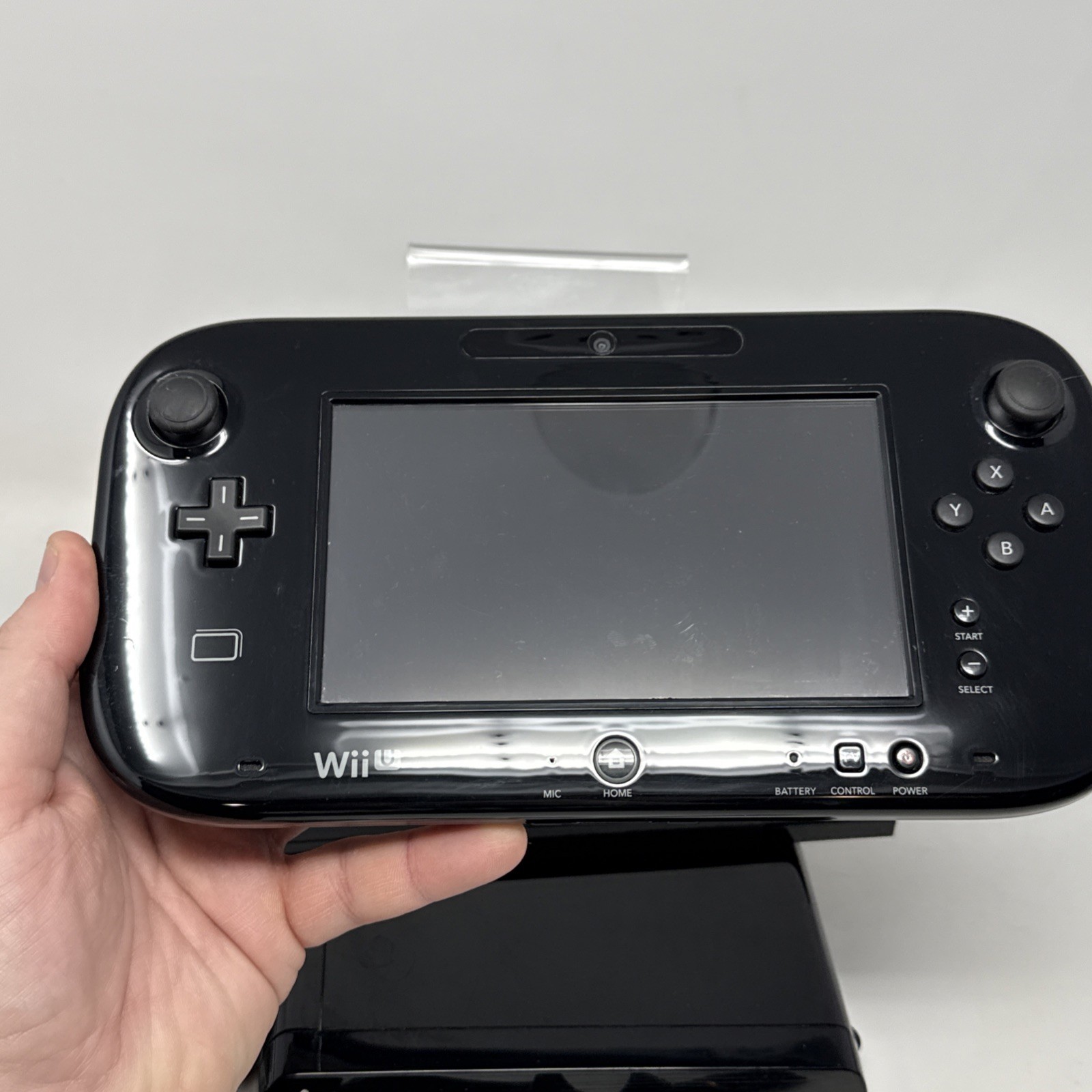 Nintendo Wii U 32GB Console Complete Bundle Deluxe Black and Gamepad Tested