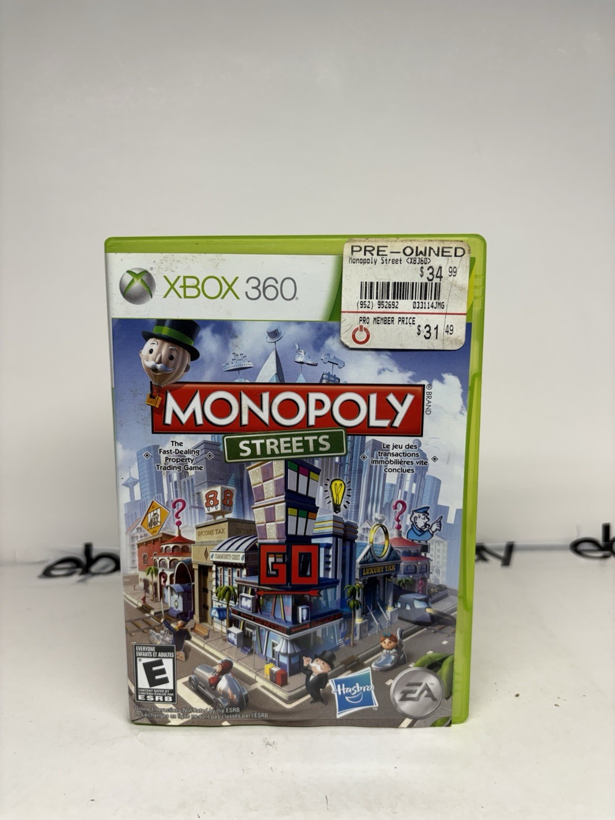 Monopoly Streets (Xbox 360, 2010) with Manual and Insert Tested