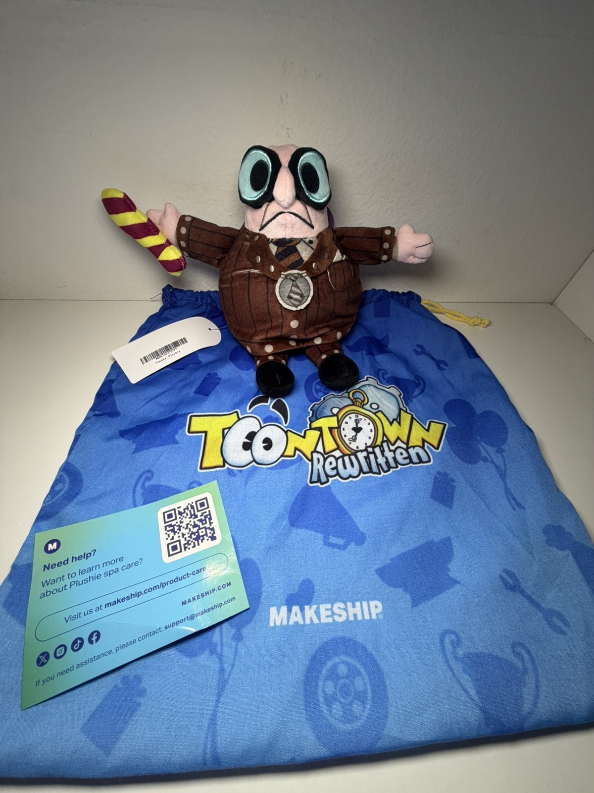 Disney Toontown Rewritten Makeship Flunky Plushie RETIRED/SOLD OUT