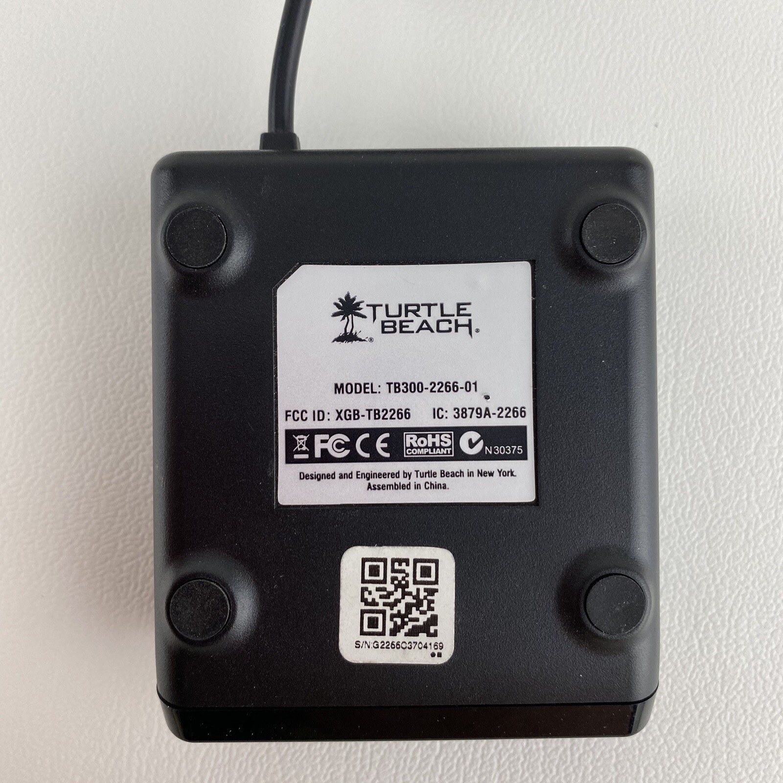Turtle Beach TB300-2266-01 Dual Band Wi-Fi Headset Transmitter Untested
