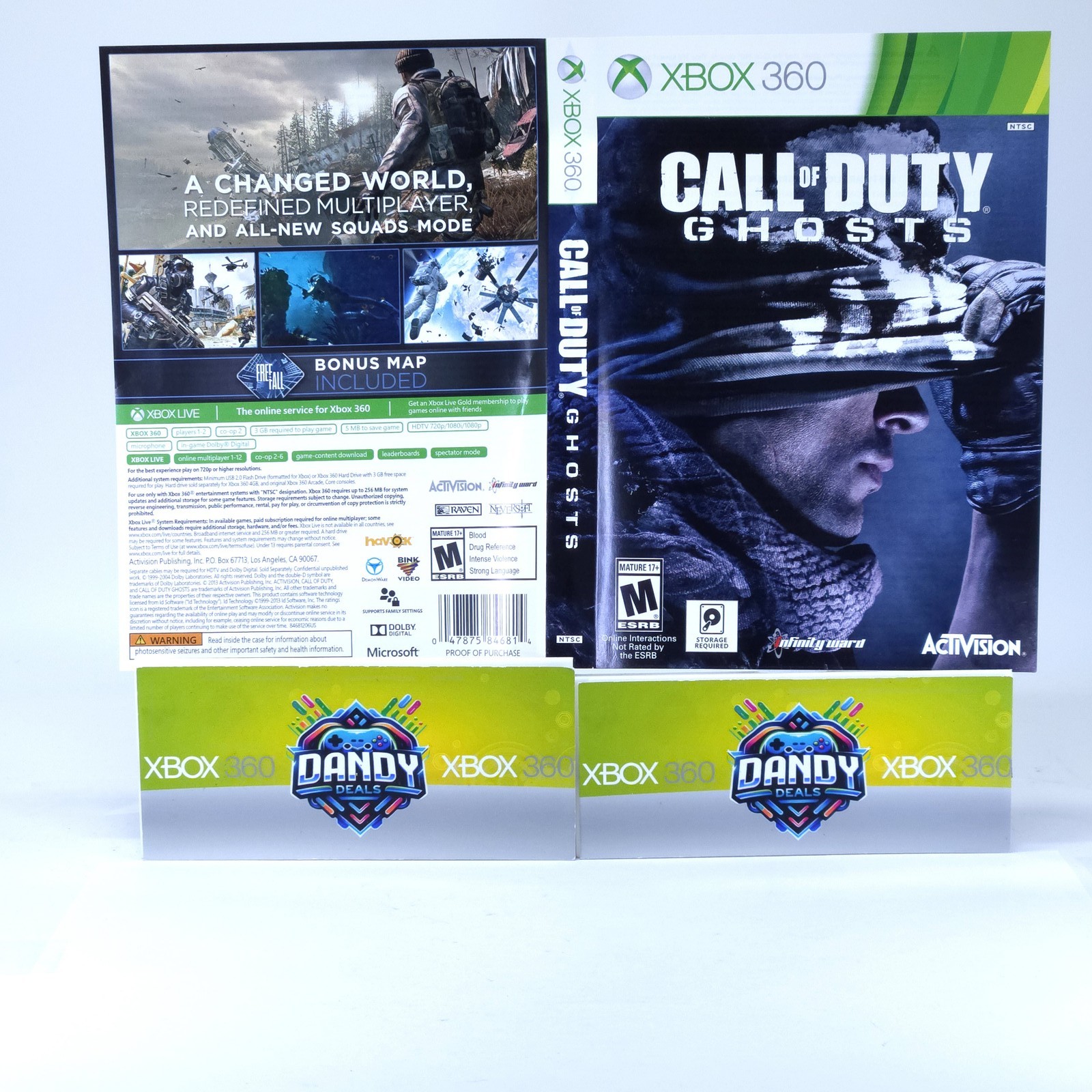 Call of Duty Ghosts CIB W/ Manual – Xbox 360