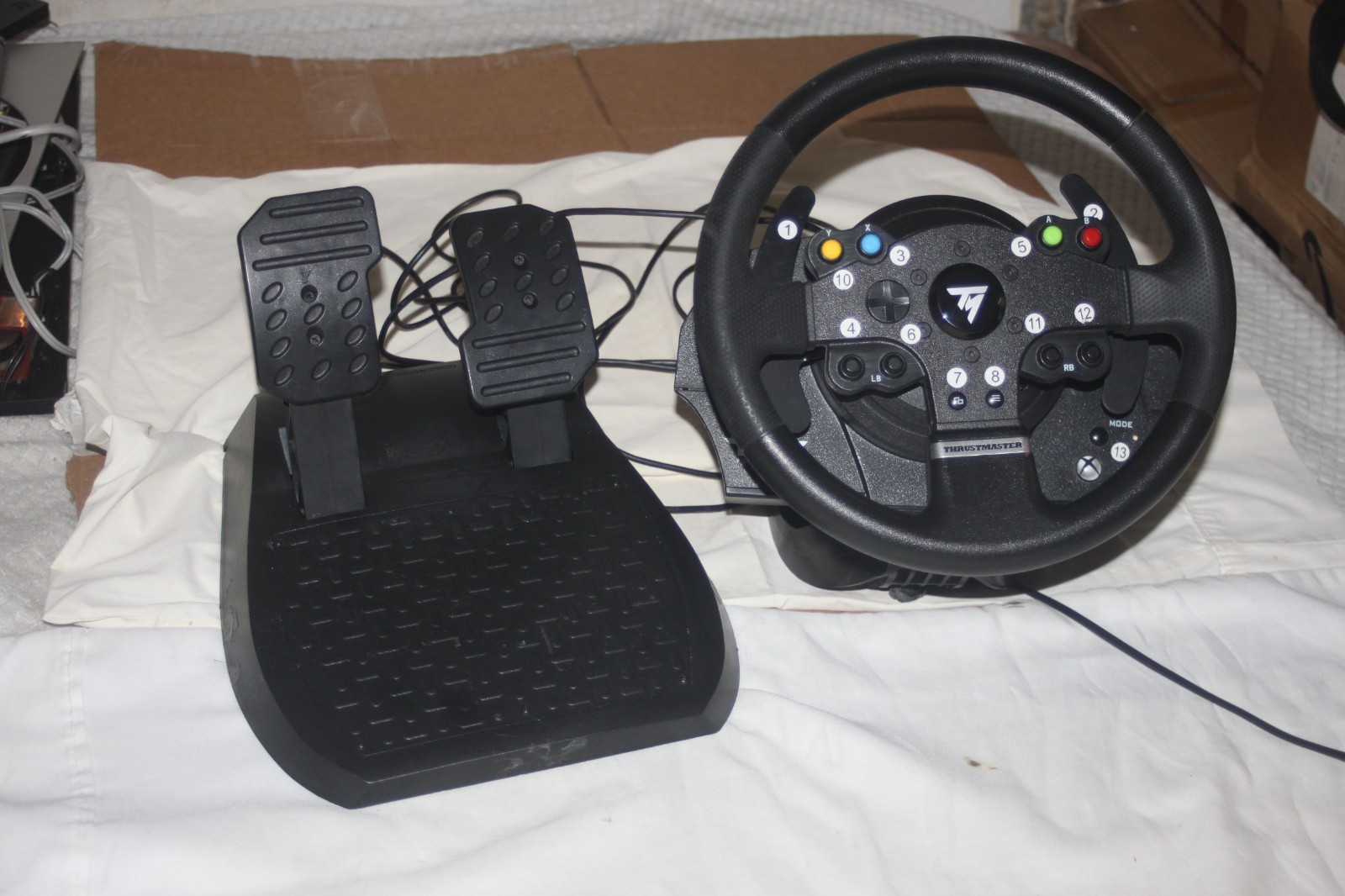 Thrustmaster TMX Force Racing Wheel with 2 Pedal Set for Xbox One – Black