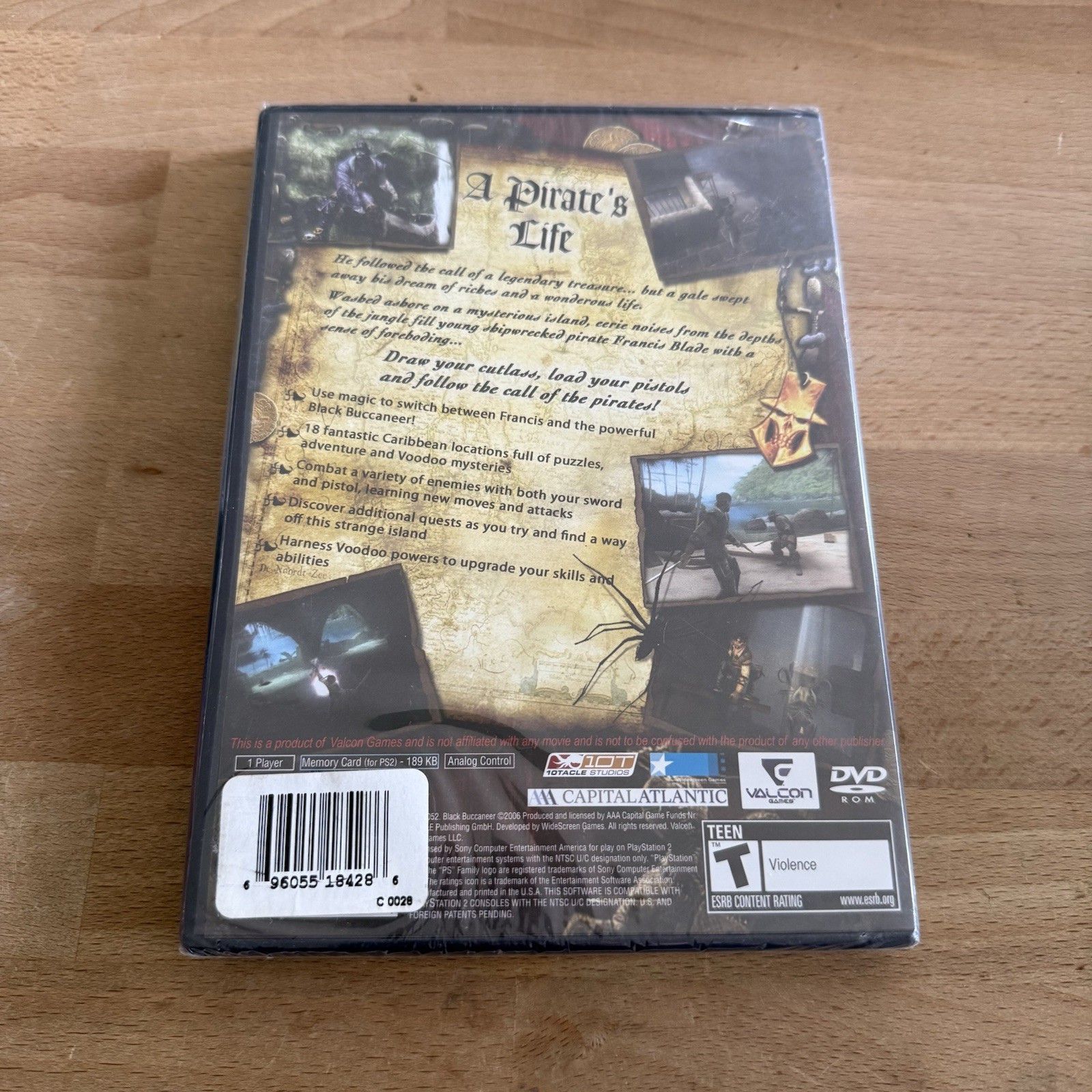 Sony PS2 Pirates Legend of the Black Buccaneer CIB New Sealed