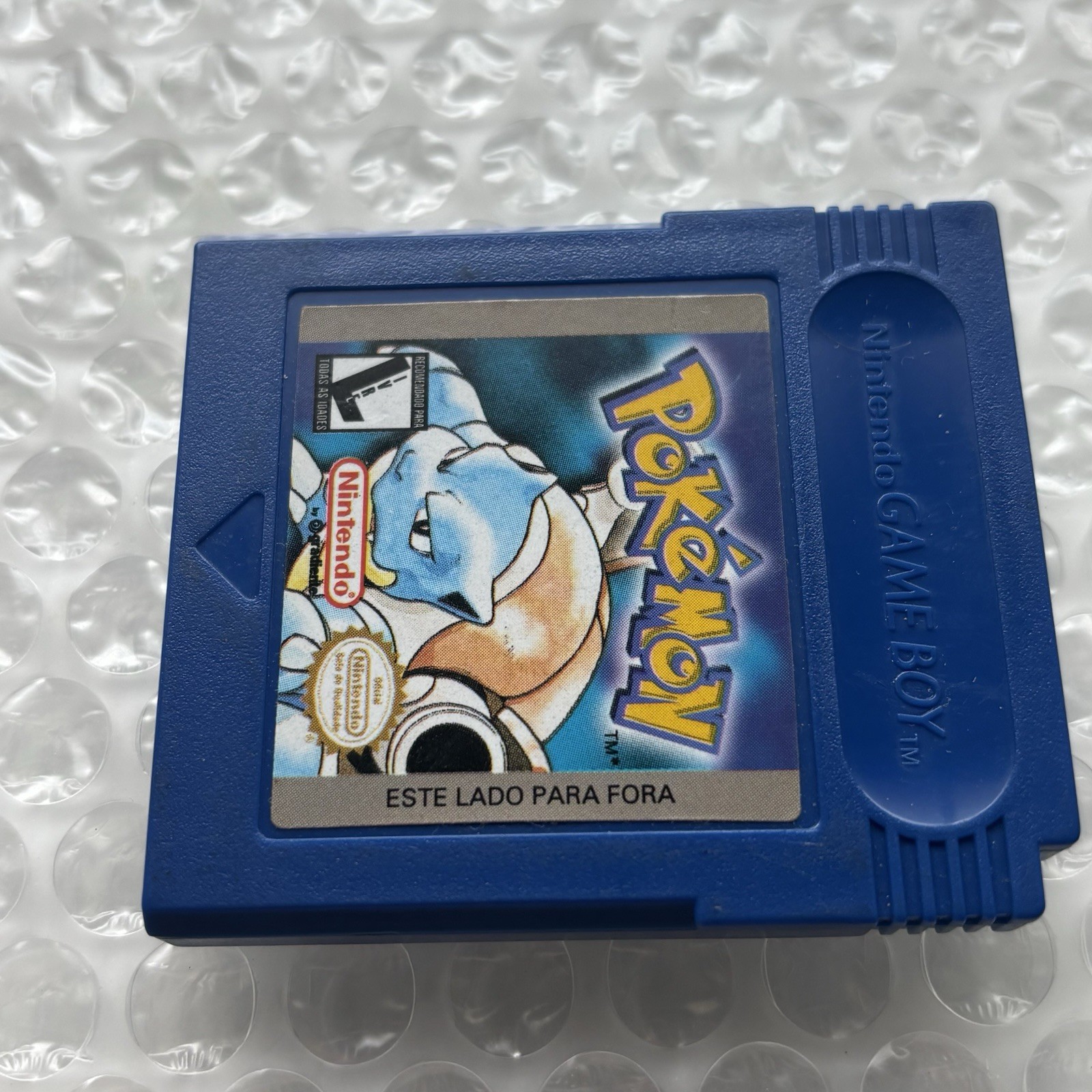 Nintendo Gameboy Pokemon Pikachu Blue Gradient Playtronic Brazil Variant Saves