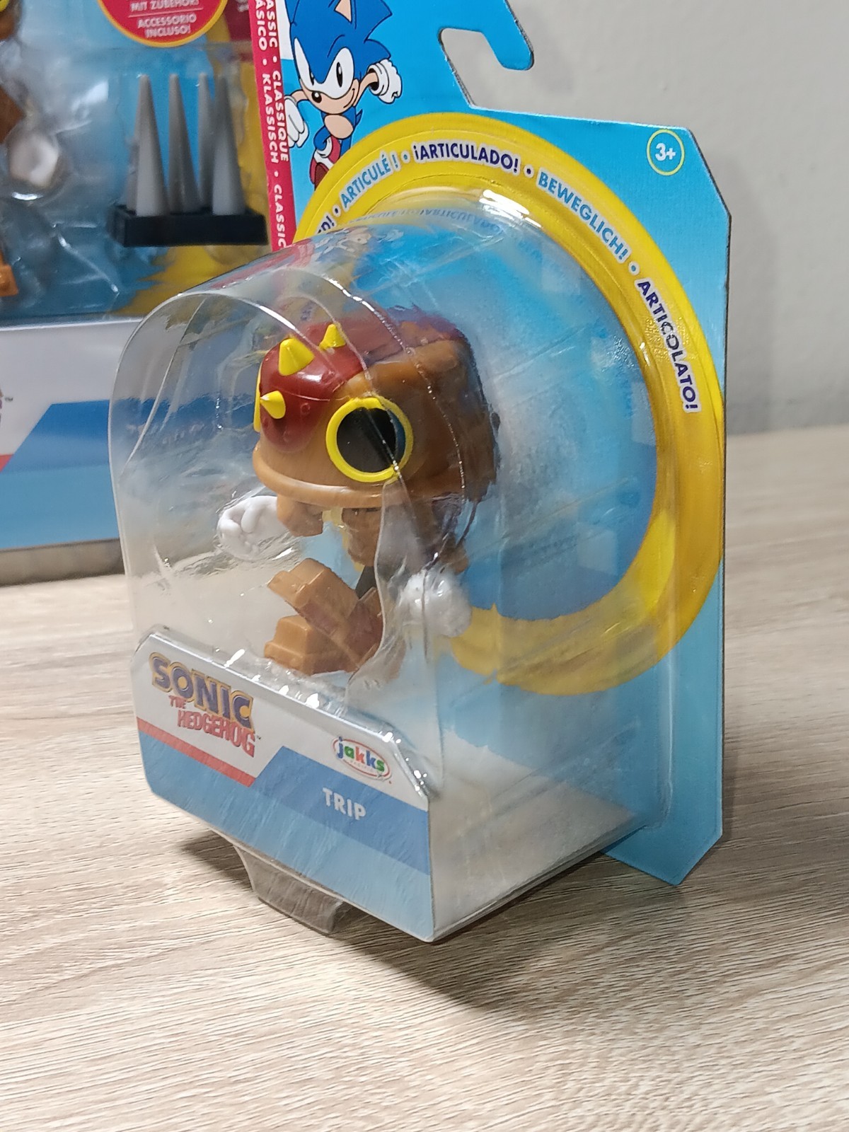 *FREE SHIP* 2.5″ CLASSIC TRIP Sonic the Hedgehog Jakks Pacific SEGA