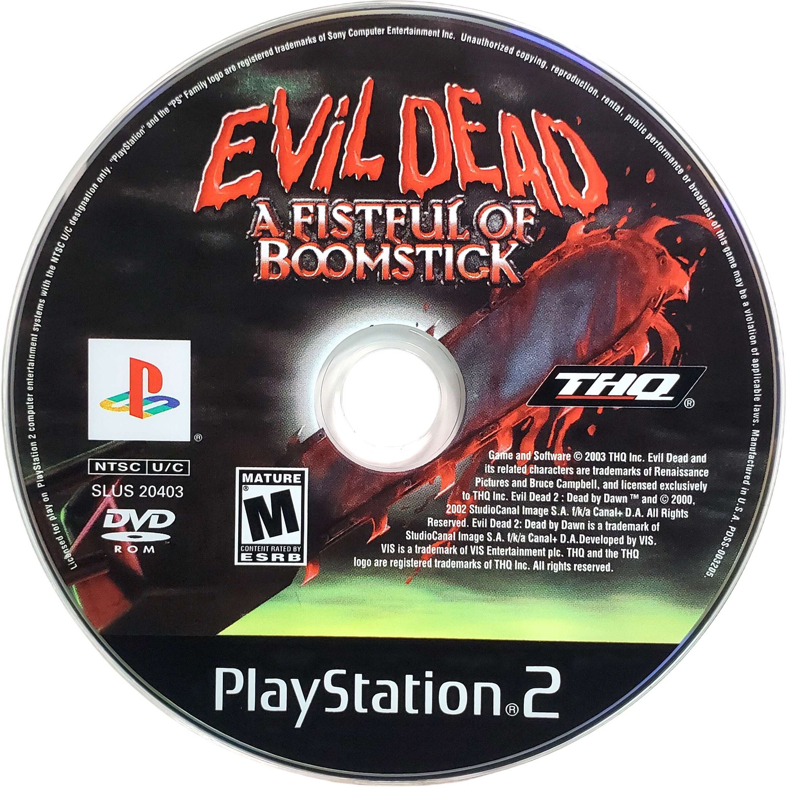 Evil Dead Fistful Of Boomstick – Sony Playstation 2 PS2 Pristine 1Y Guarantee