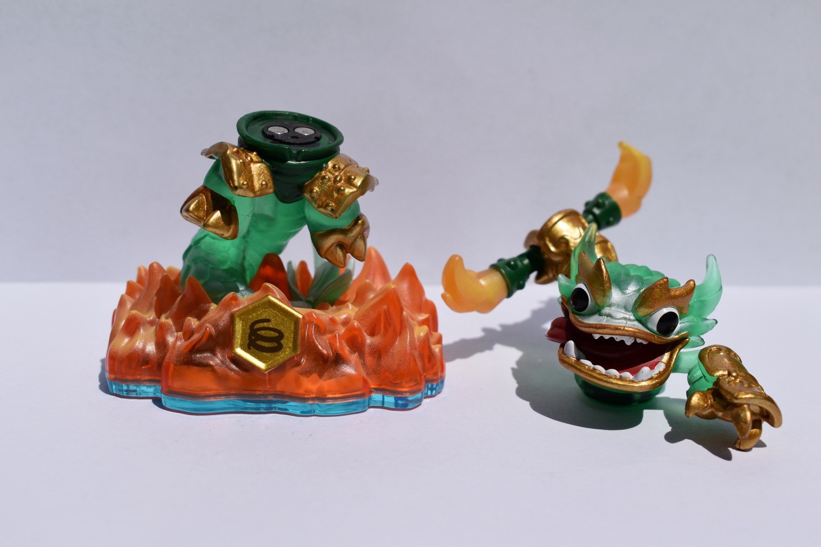 Skylanders Swap Force Jade Fire Kraken swapable figure