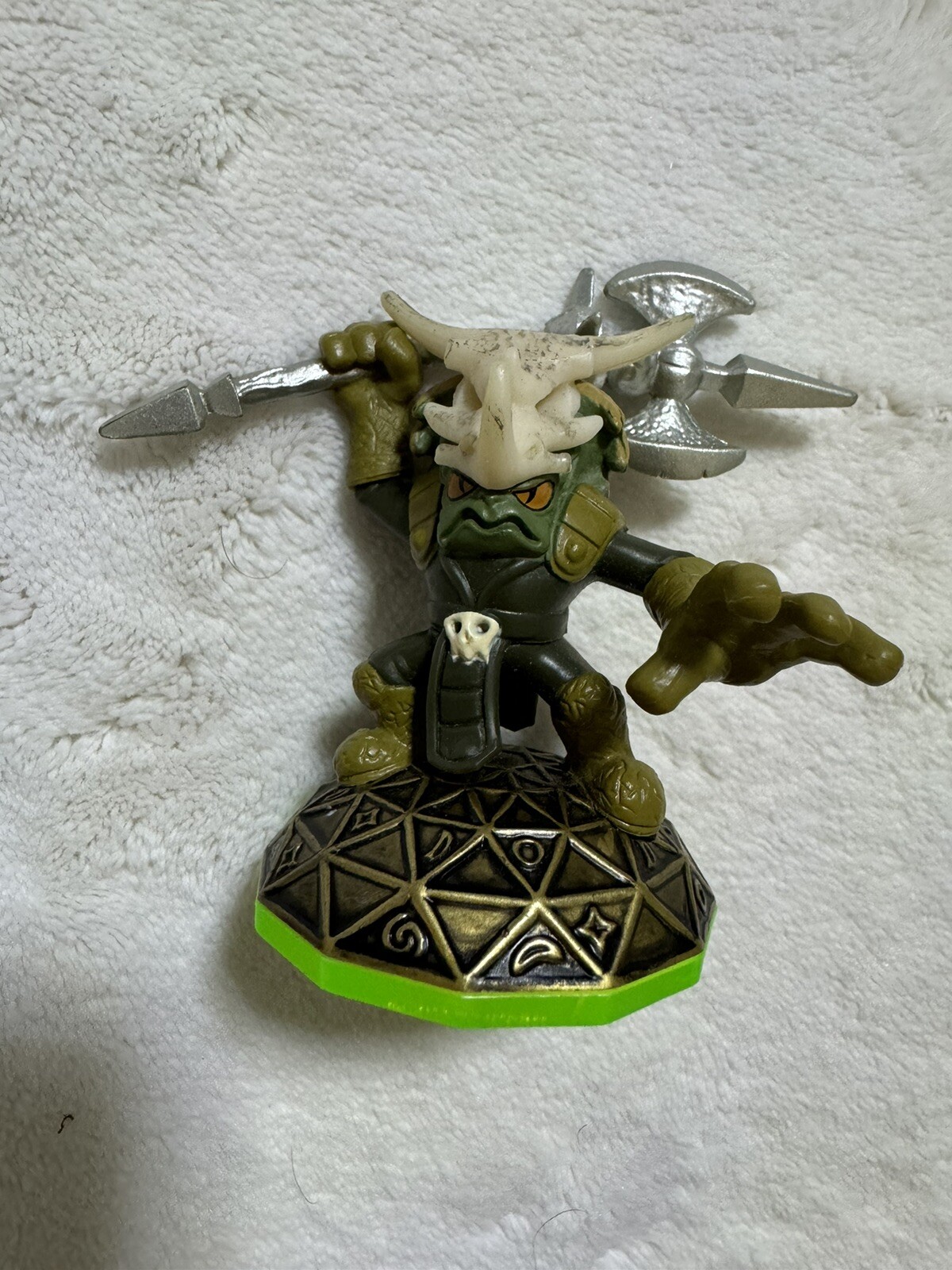 Activision Lot of 9 Green Base Skylander Figures 2011 Video Game Toys