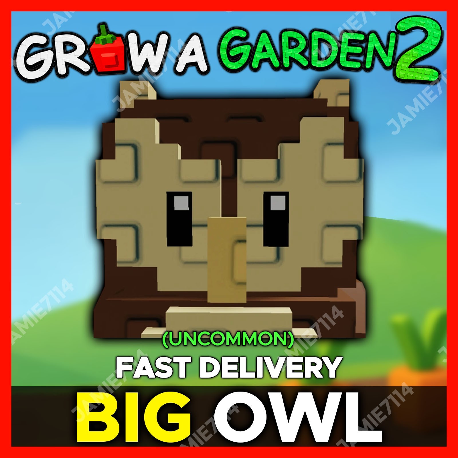 🪴Grow a Garden 2 | Big Owl | GAG2 Fast & Easy