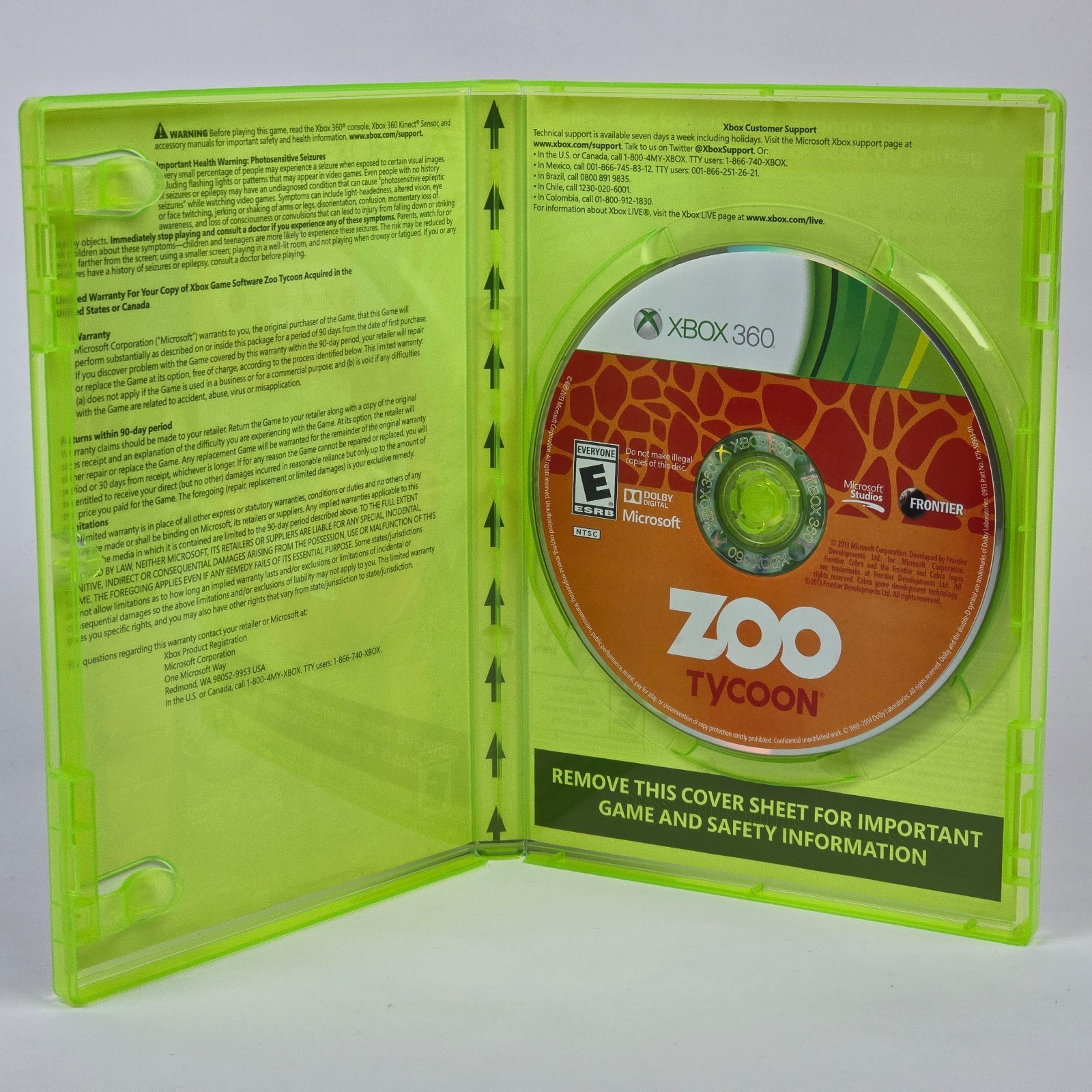 Zoo Tycoon (Xbox 360) CIB COMPLETE