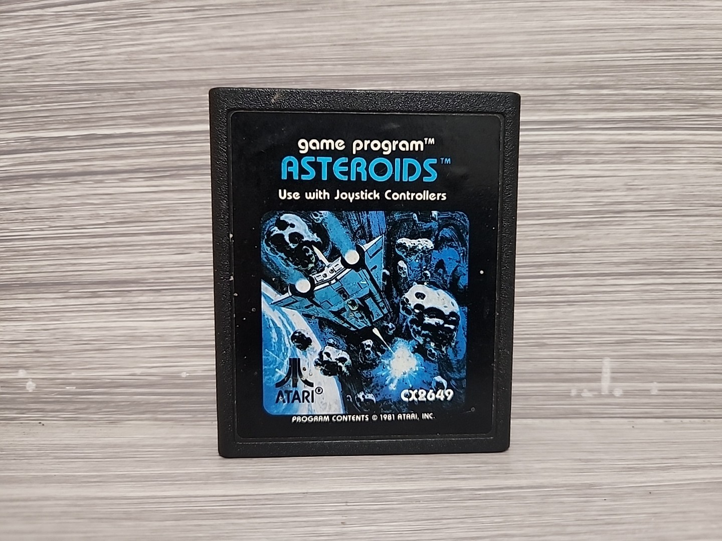 Asteroids (Atari 2600, 1981) CX2649 Retro Video Game