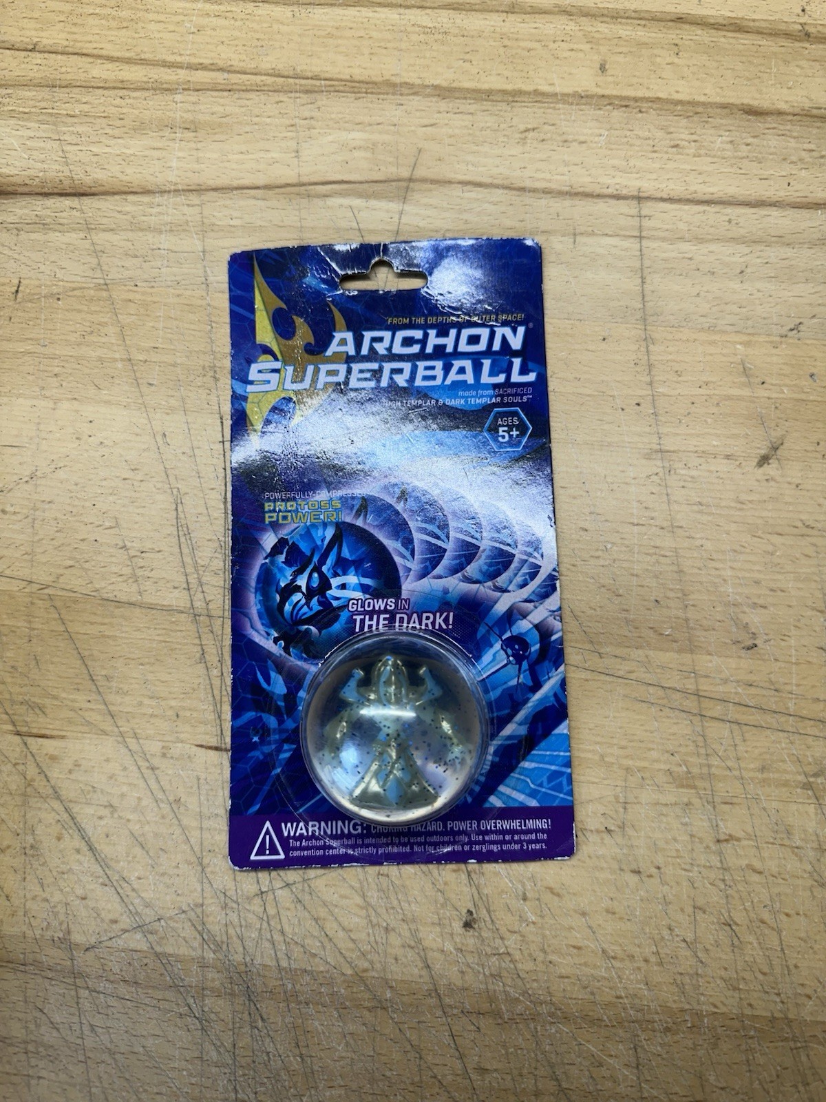 Blizzcon 2014 Archon Superball Glow in the Dark StarCraft 2 Bouncing Ball NEW