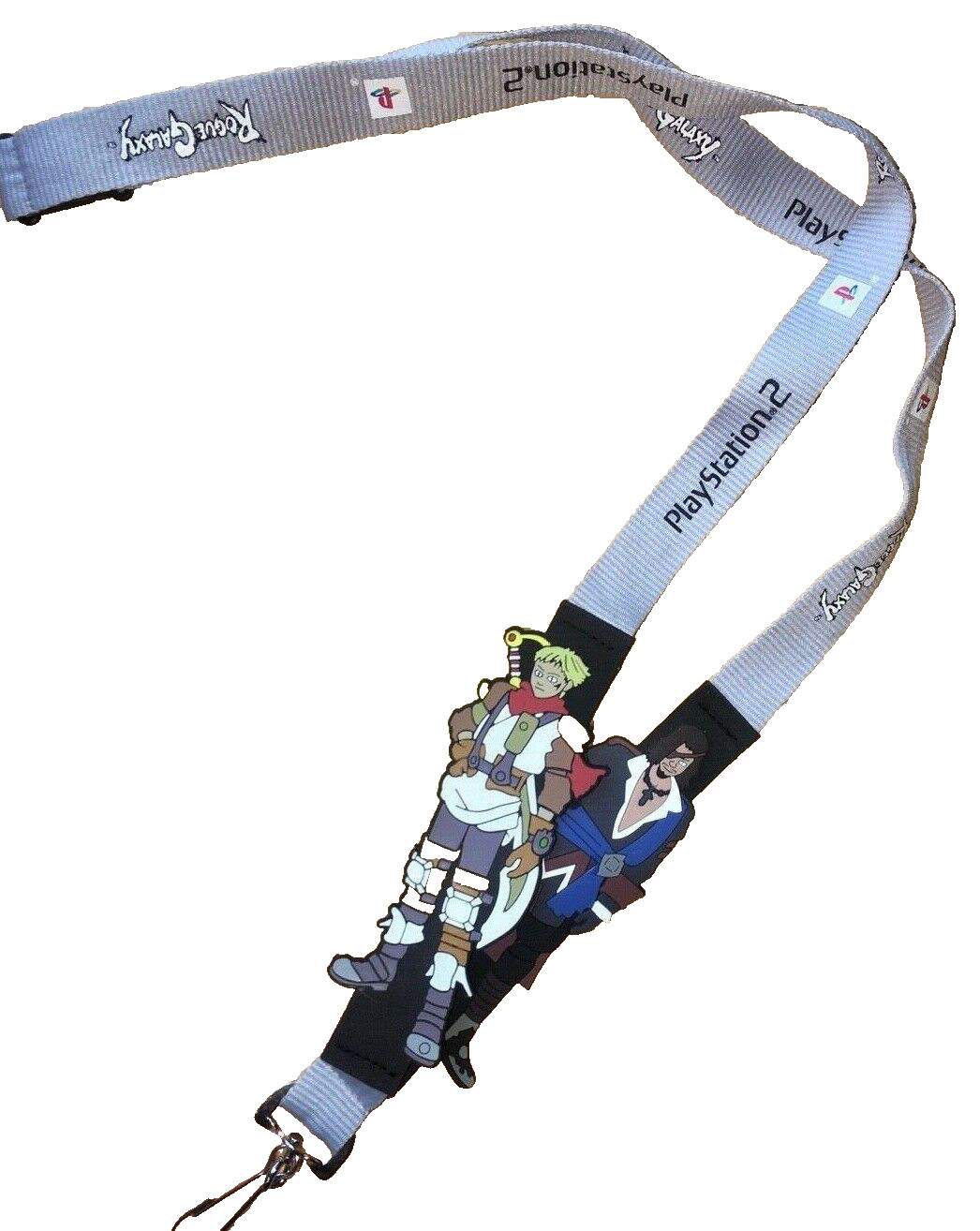 Rogue Galaxy Lanyard Sony PlayStation 2 PS2 Promo Key & Badge Holder