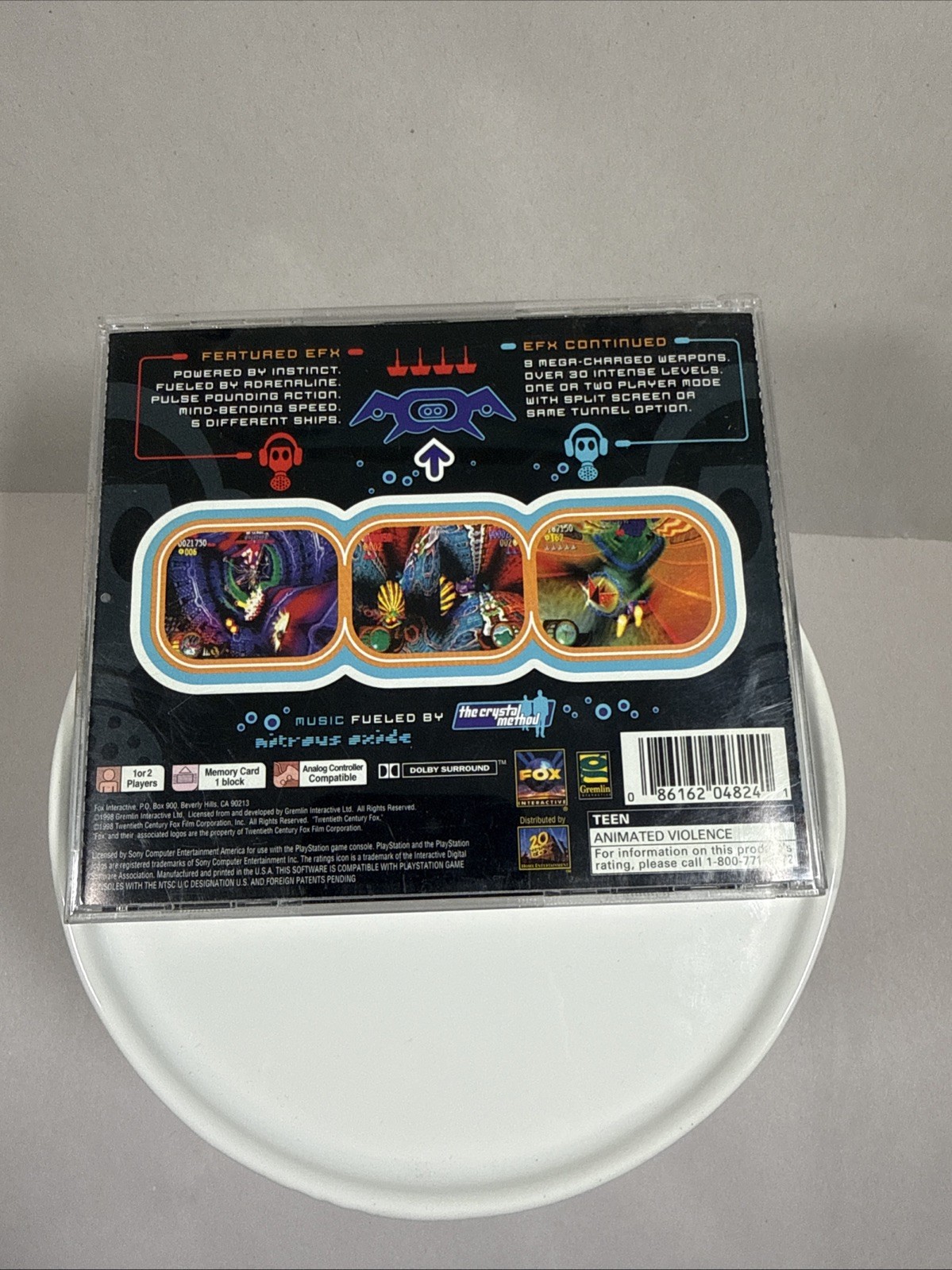 N2O: Nitrous Oxide – PlayStation 1 PS1 1998 Crystal Method CIB Complete -Tested