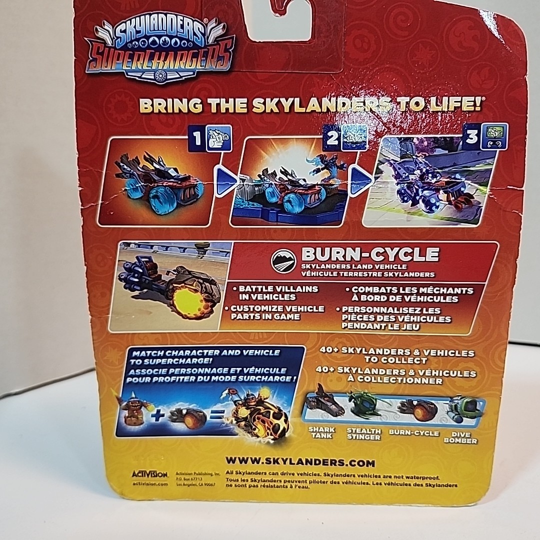 Skylanders: Superchargers – BURN-CYCLE (Land Vehicle) – New/Sealed