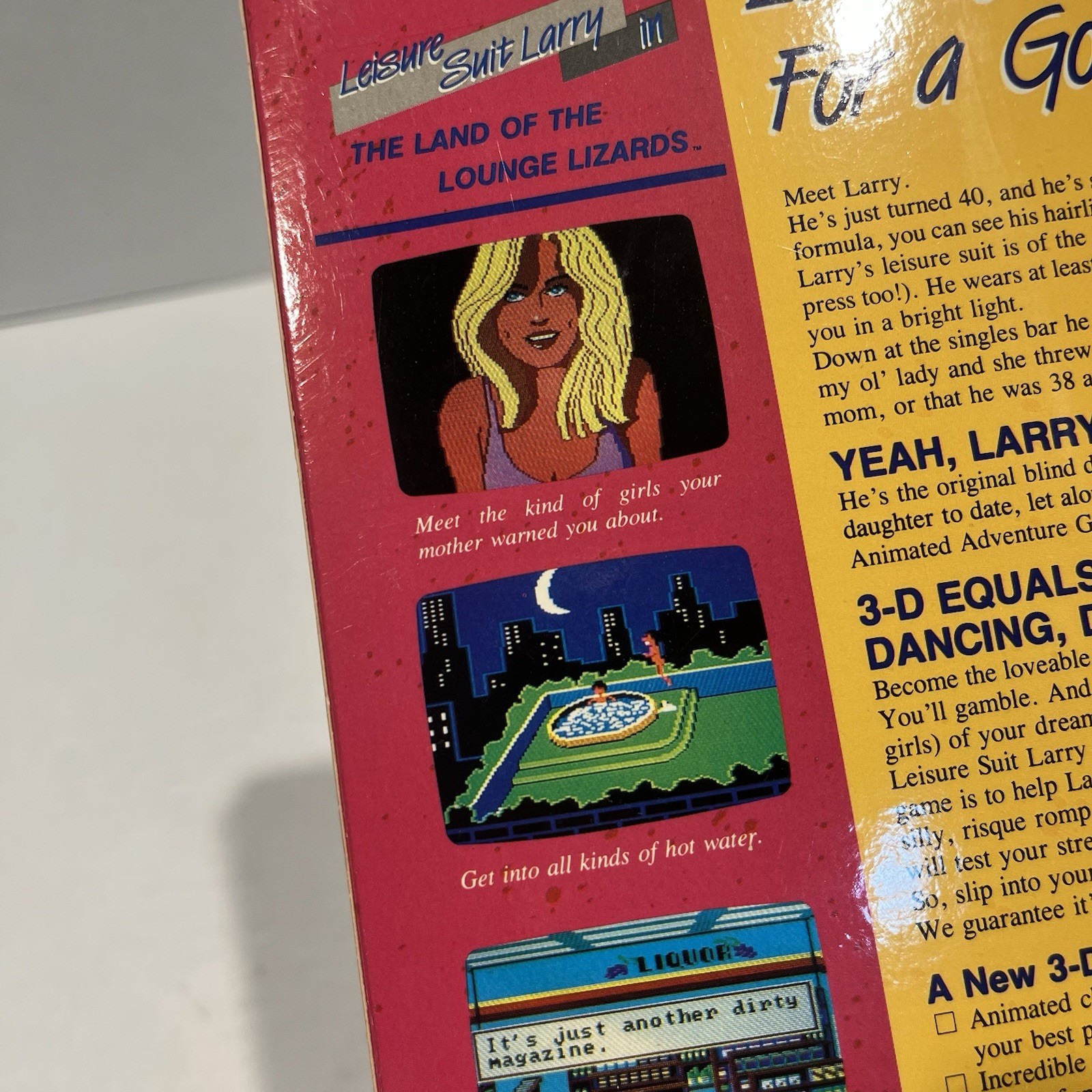 Amiga Leisure Suit Larry In Land Of The Lounge Lizards Vintage 80s Sierra Game