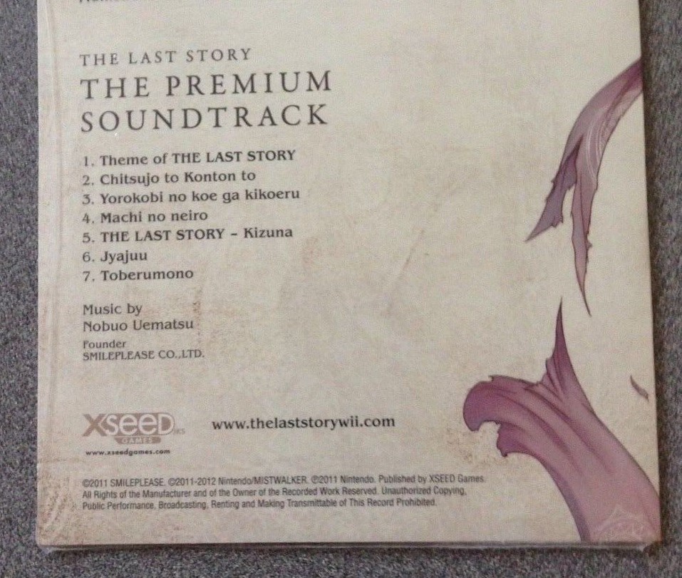 The Last Story Premium Soundtrack – Music CD NEW