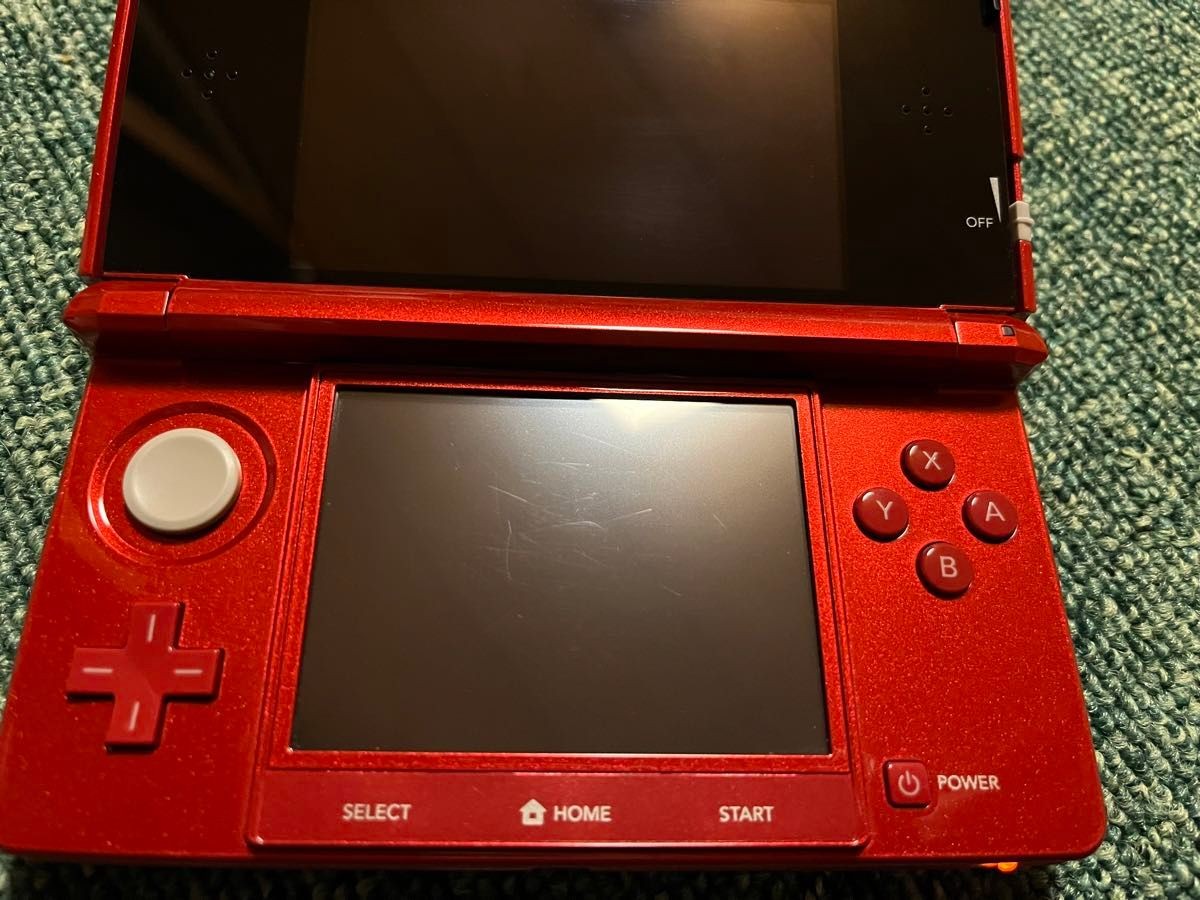 Nintendo 3DS Metallic Red Used, Tested and Working