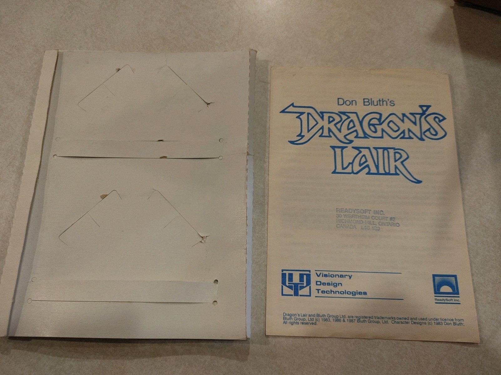 Amiga Vintage Games BOX Lot, Leisure Suit Larry, Backgammon, and Dragon’s Lair