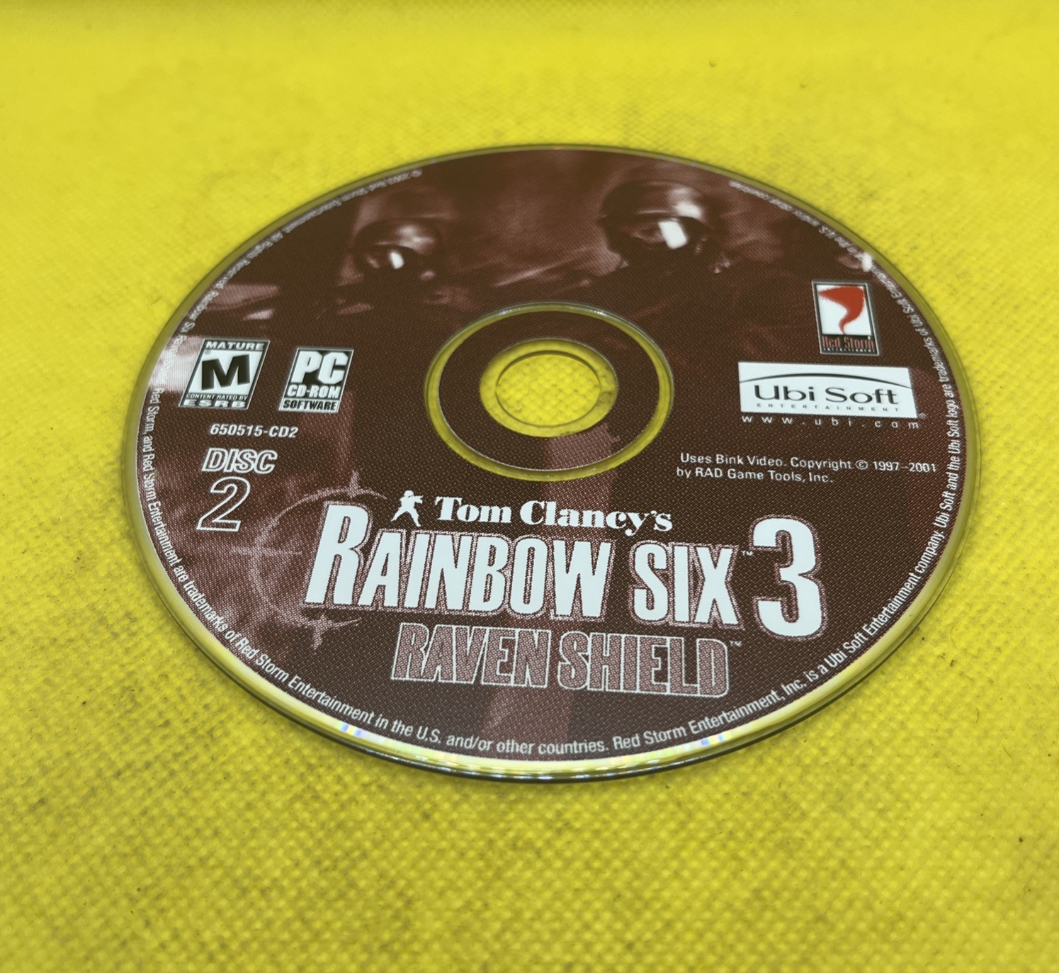 Tom Clancy’s Rainbow Six 3 Raven Shield (2-Disc Set, PC CD-ROM, 2003)