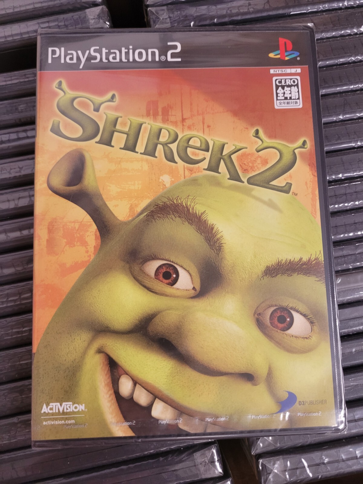 Shrek 2 (2004, D3 Publisher) New Factory Sealed Japan Playstation 2 PS2 Import