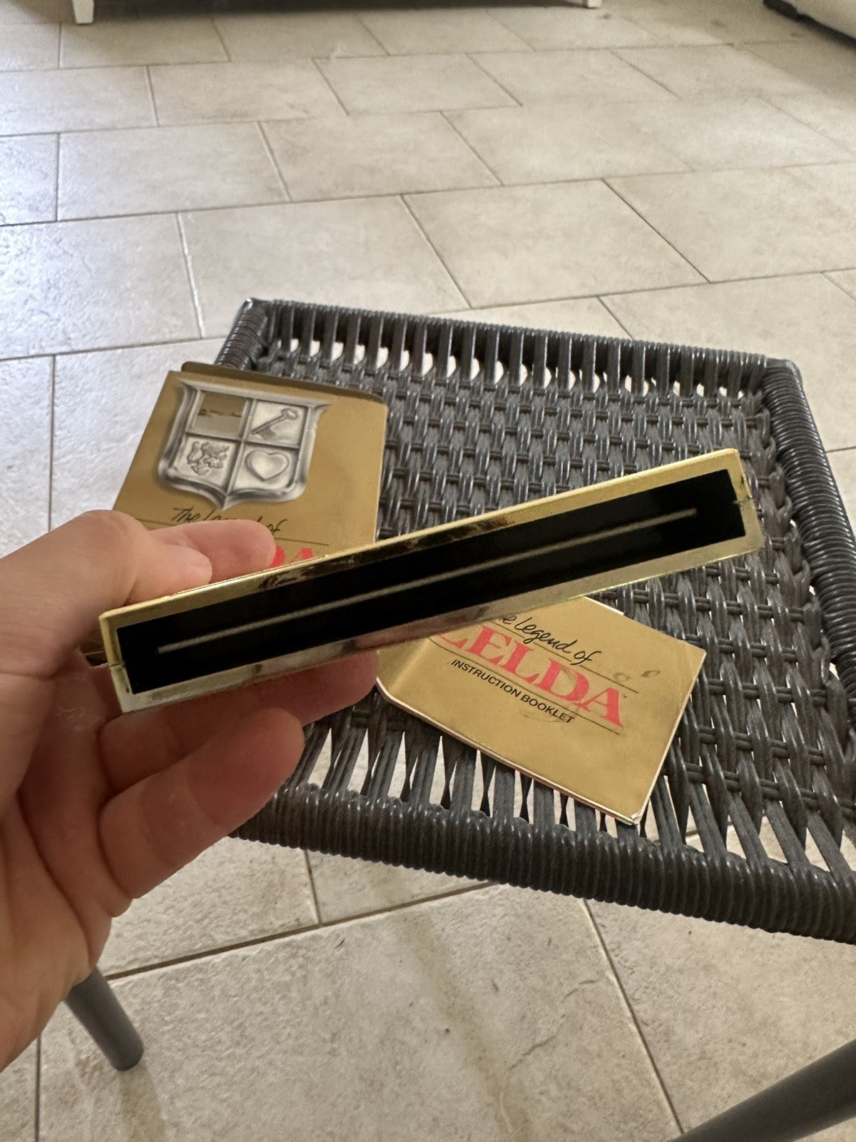 NES Nintendo Legend of Zelda Cartridge w/ Box & Instructions