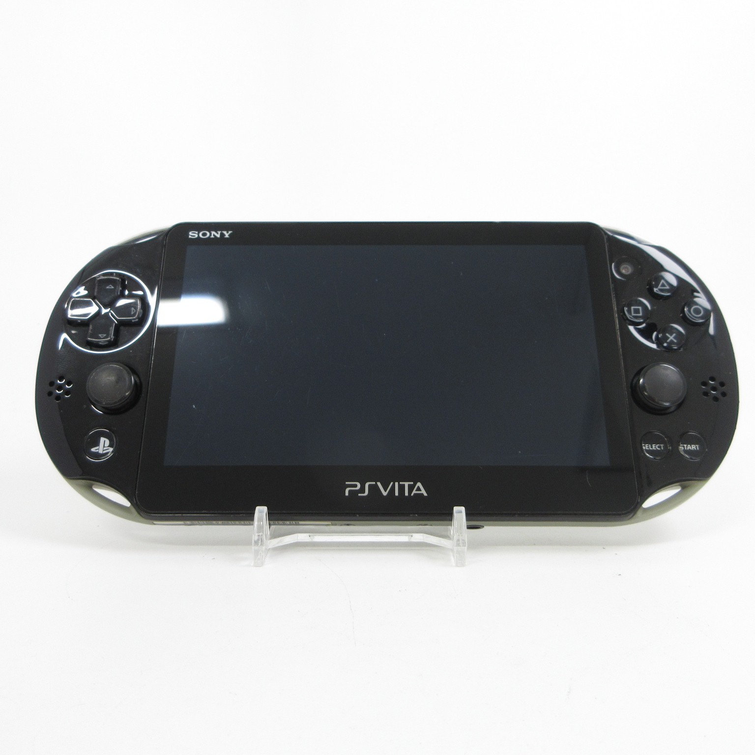 【Very Good】Sony PS Vita PCH-2000 Khaki / Black Wi-Fi Model Console only #DEN2/12