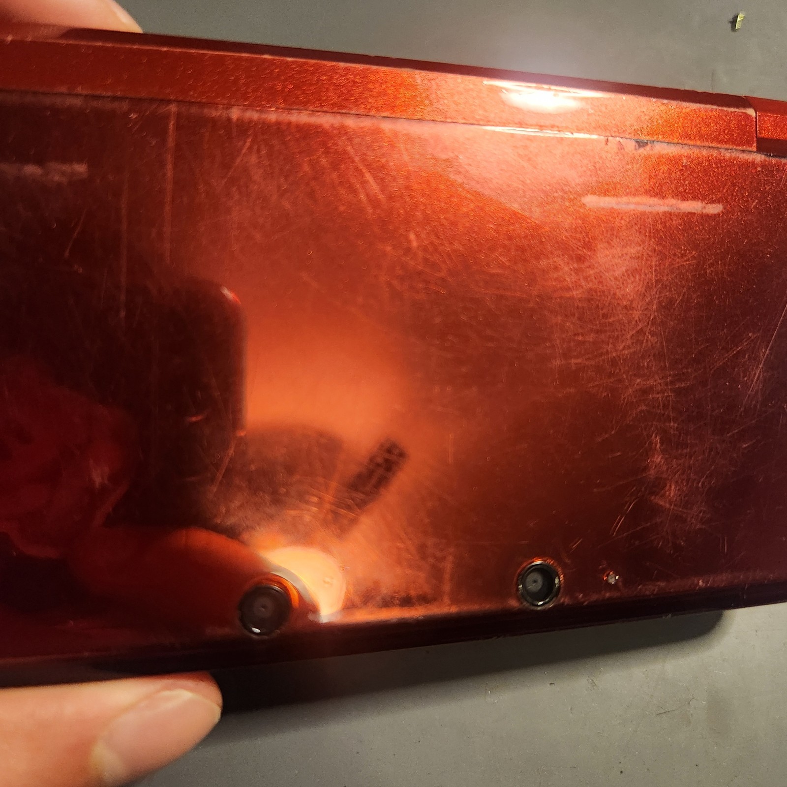 Nintendo 3DS Handheld Game Console Flame Red