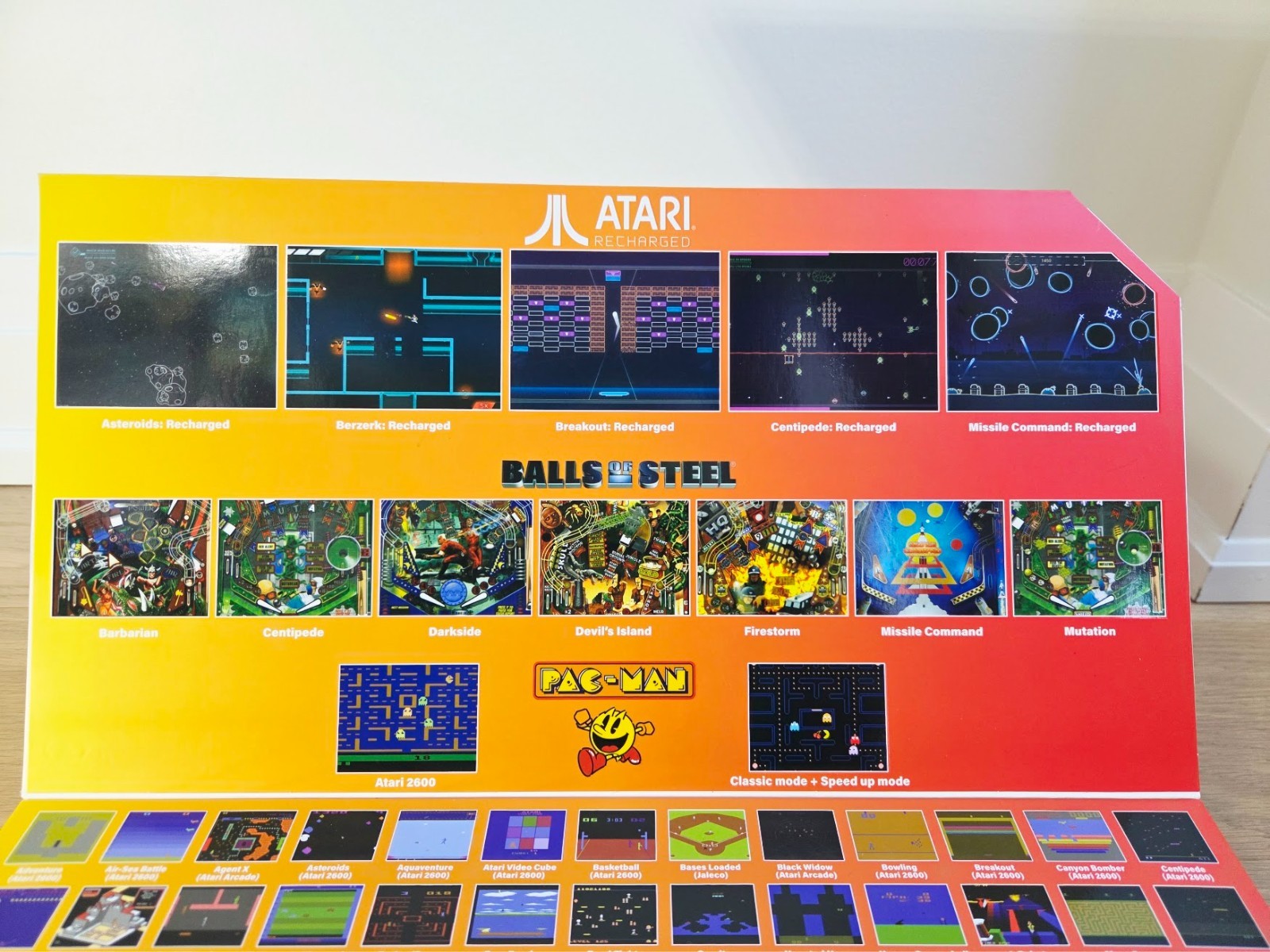 Atari Gamestation Go Portable Game Console | 200+ Built In Games | Brand New