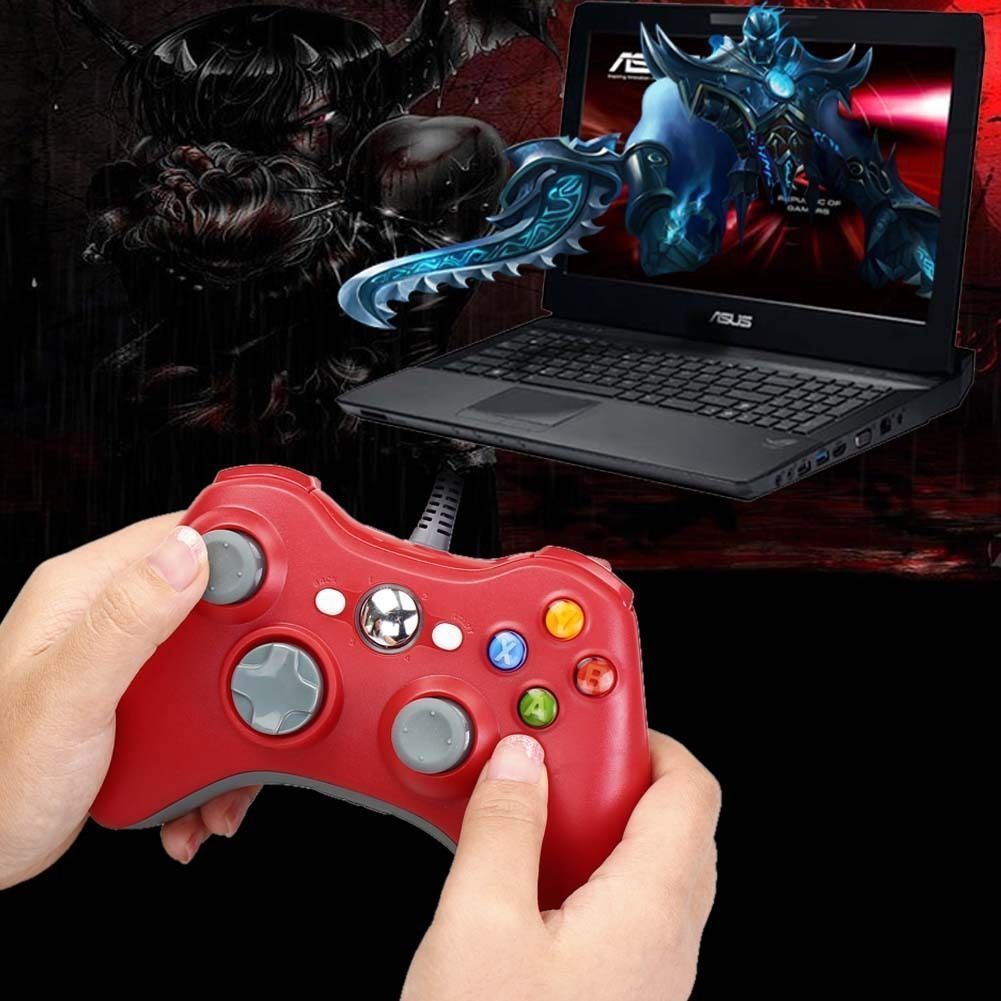 Wireless/Wired Controller Gamepad Joystick for Xbox 360 Console PC – US STOCK