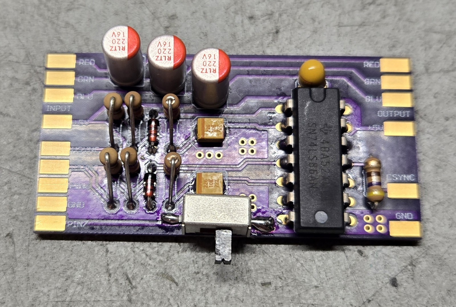 👍 DREAMCAST DIY SCART 480I / VGA 480P AV BOARD *(See Description)*
