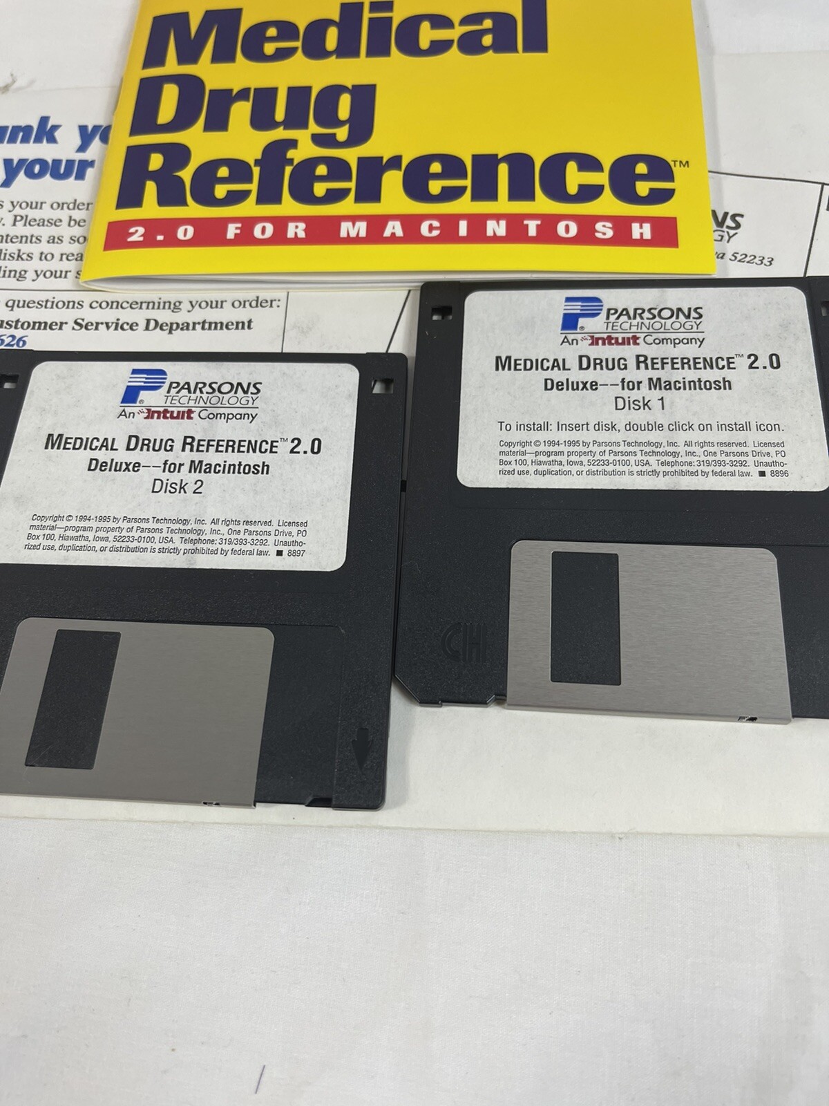 Medical Drug Reference 2.0 Deluxe for Macintosh 3.5 Diskette