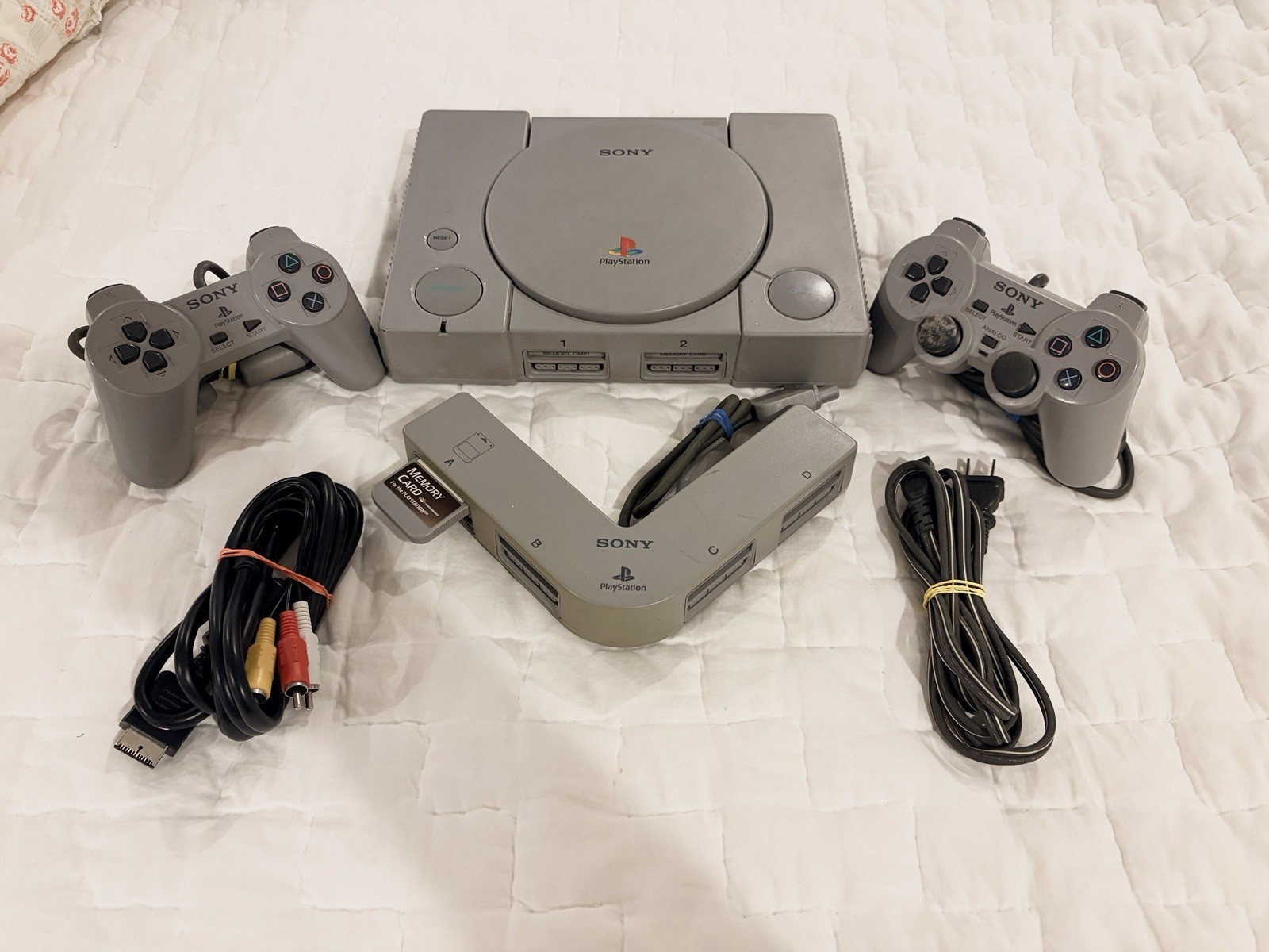 Sony Playstation 1 PS1 Console System OEM Bundle – Powers Up But Untested- As Is