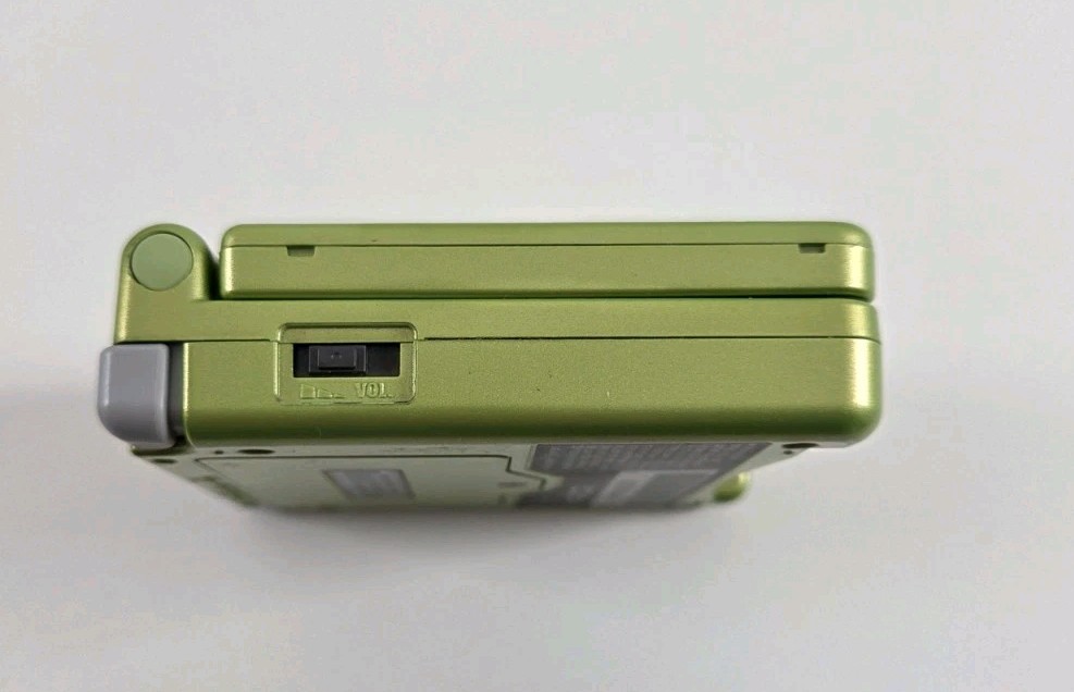 Nintendo Game Boy Advance SP GBA Lime Green AGS-001 Handheld With Charger Tested