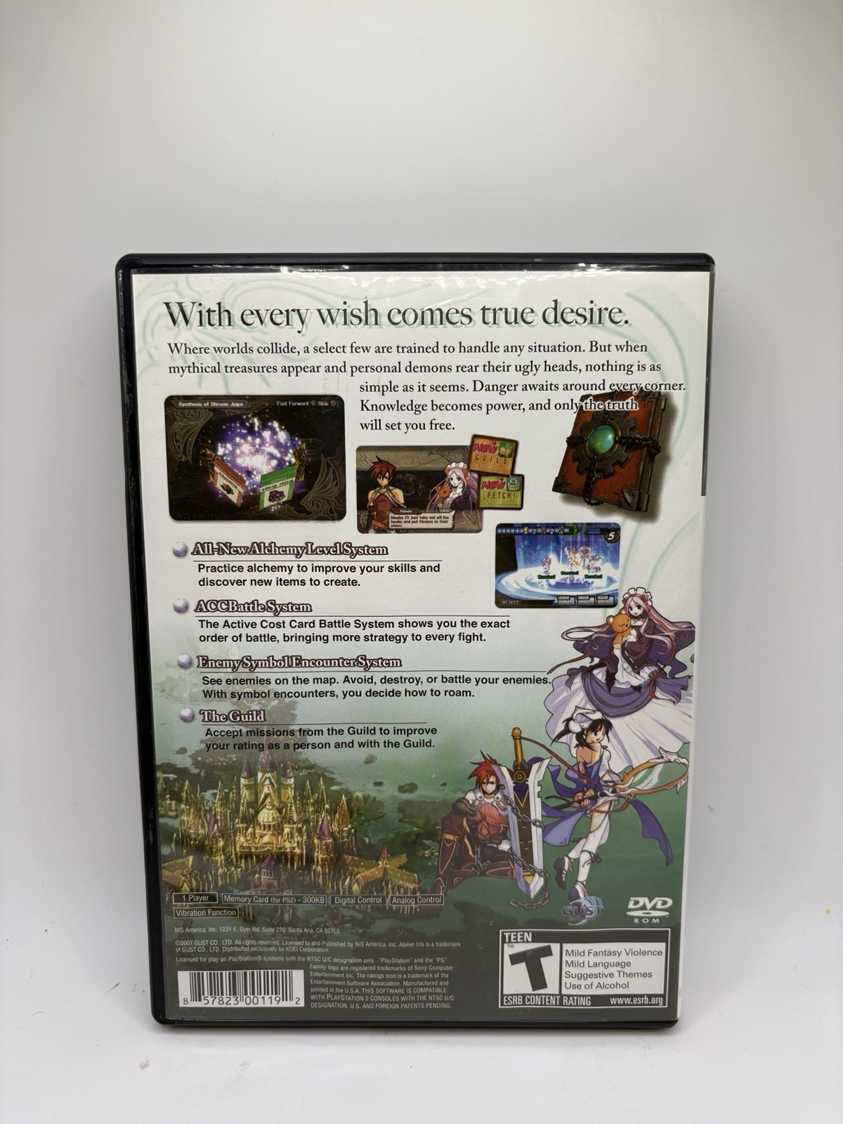 Atelier Iris 3: Grand Phantasm PS2 CIB Complete MINT