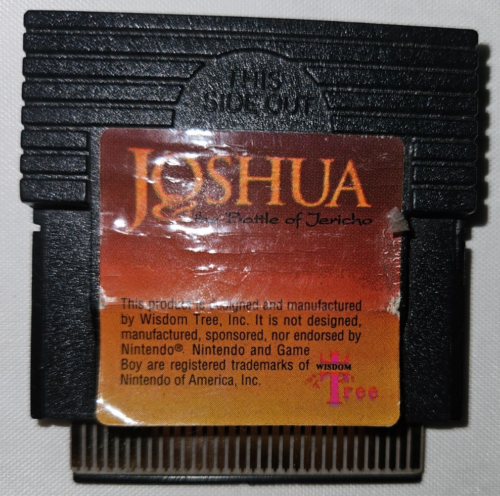 Joshua Battle of Jericho Cartridge Only Authentic Nintendo Game Boy Wisdom Tree