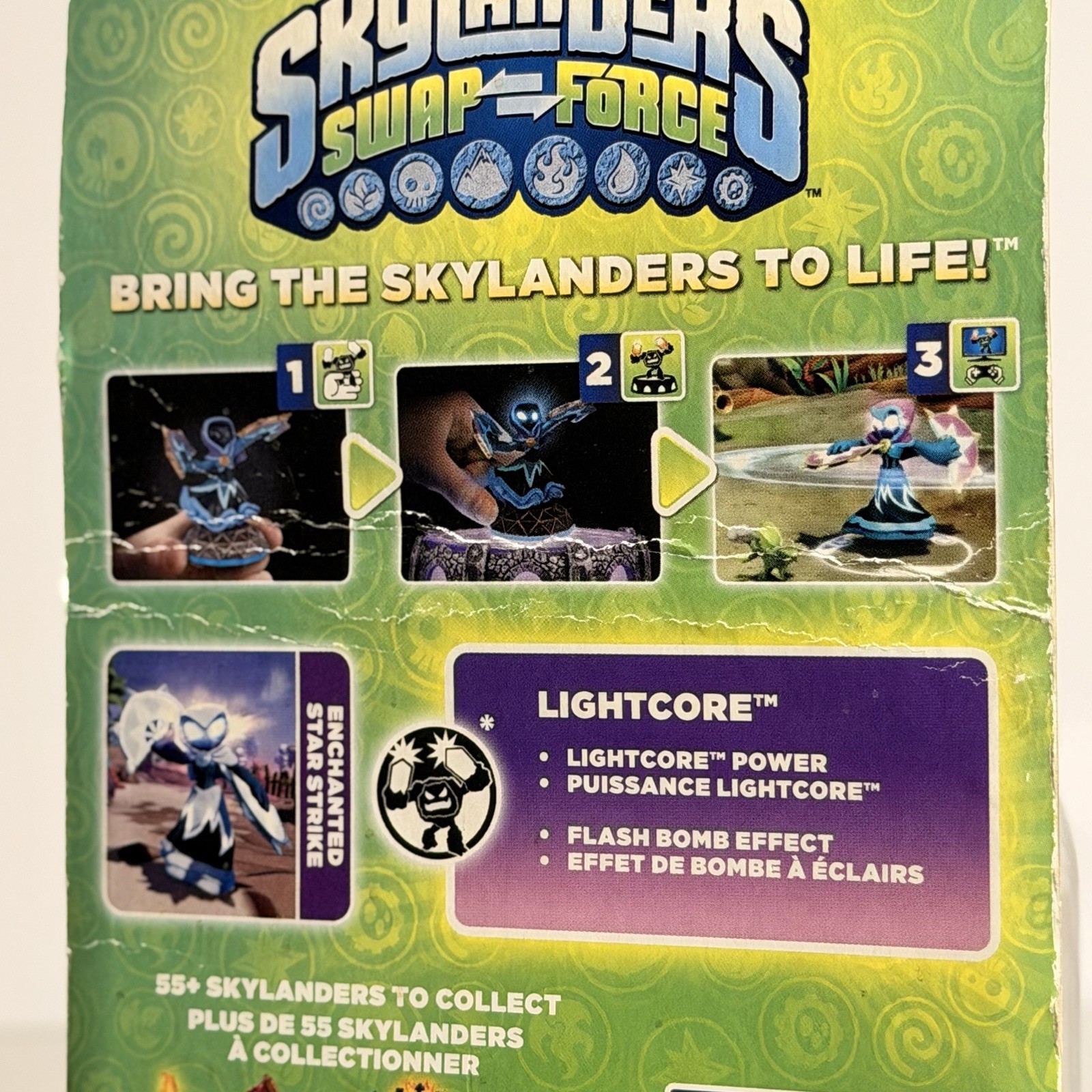 NEW Skylanders Swap Force Lightcore Enchanted Star Strike ⚠️WALMART EXCLUSIVE
