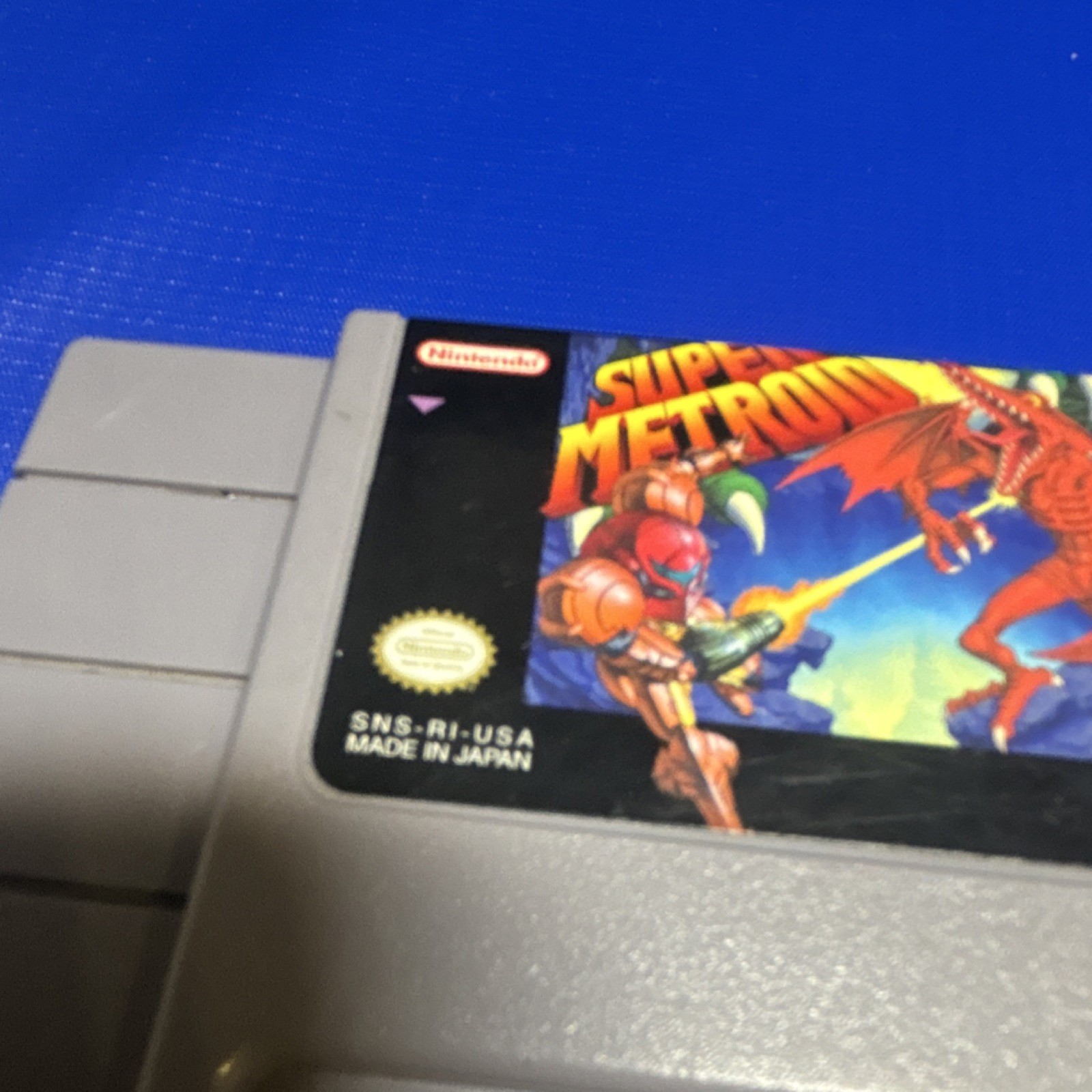 Super Nintendo Super Metroid SNES Action Adventure Authentic Cartridge 1992