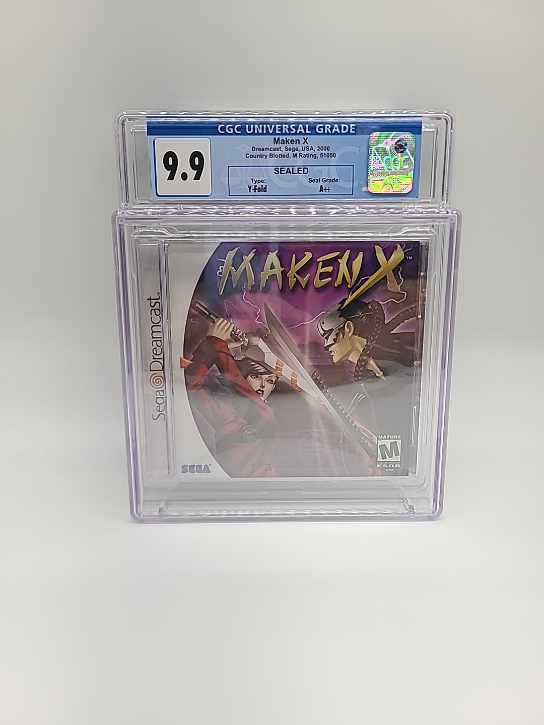 Maken X CGC 9.9 A++ Sega Dreamcast Graded Sealed Not WATA, VGA, PSA