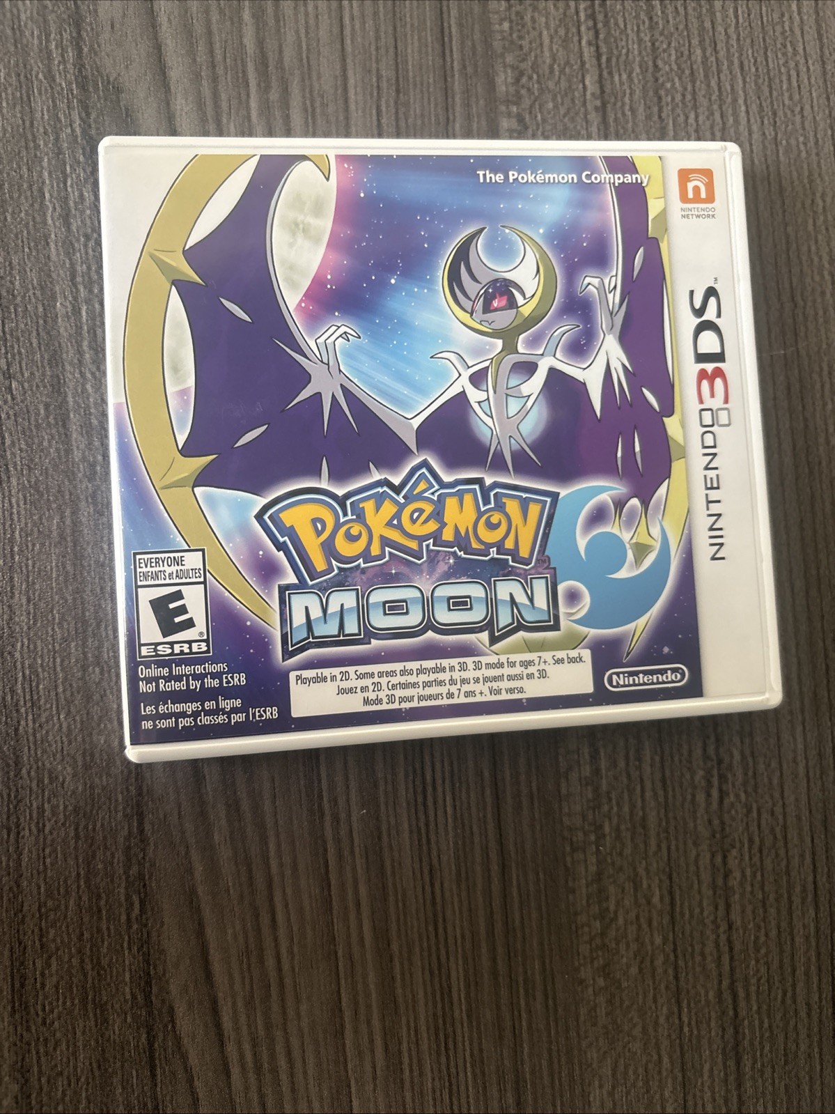 Pokémon Moon Nintendo 3DS With Case