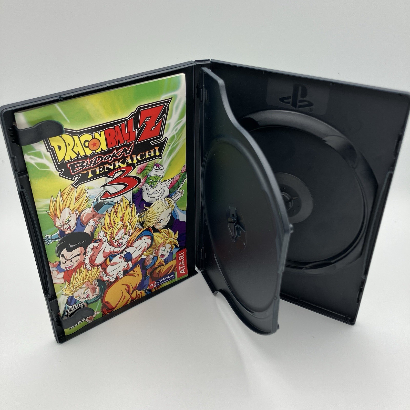 Dragon Ball Z: Budokai Tenkaichi 3 (PS2, 2007) Case & Manual Only **NO GAME**