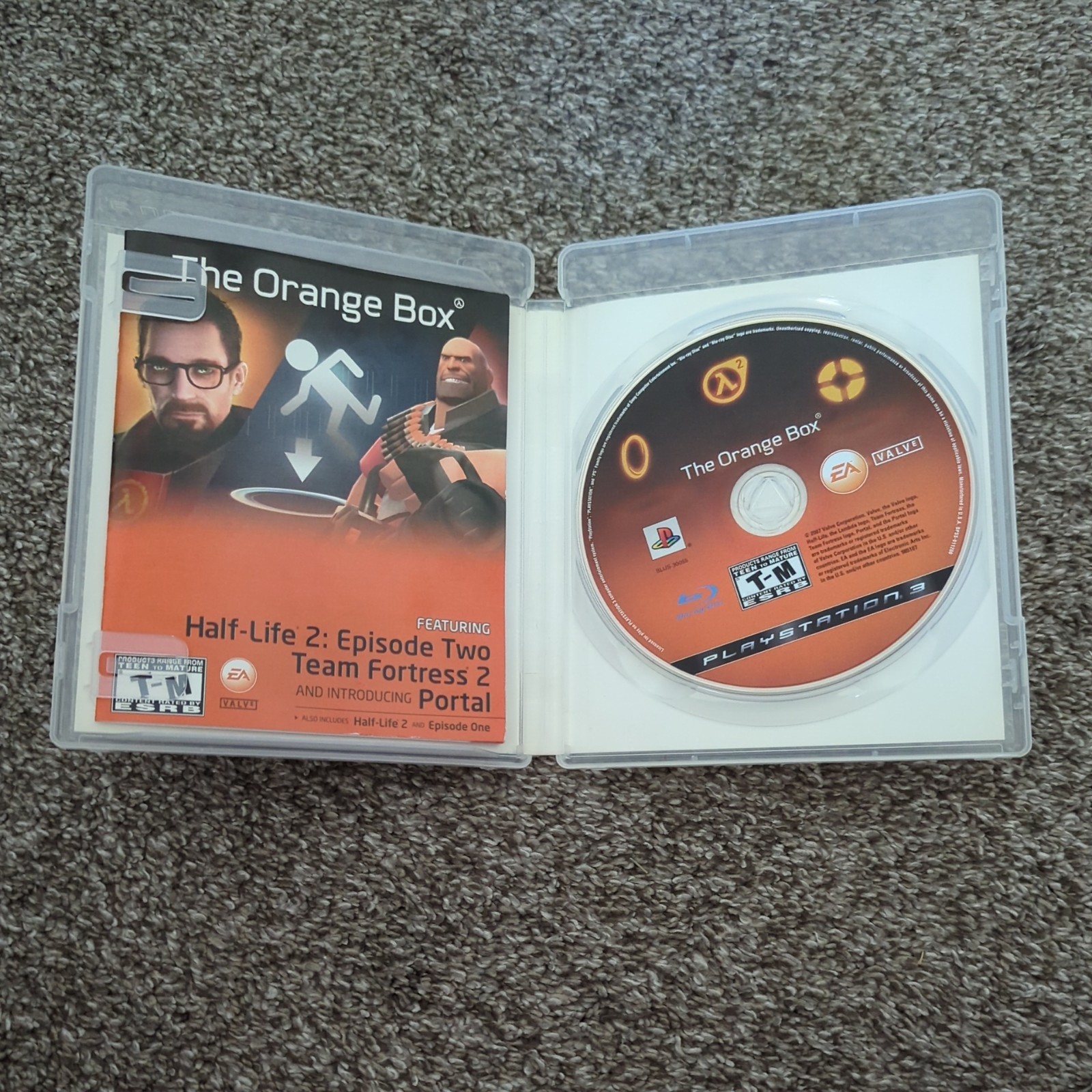 The Orange Box PlayStation 3 – Manual Included, Cover Art Damage