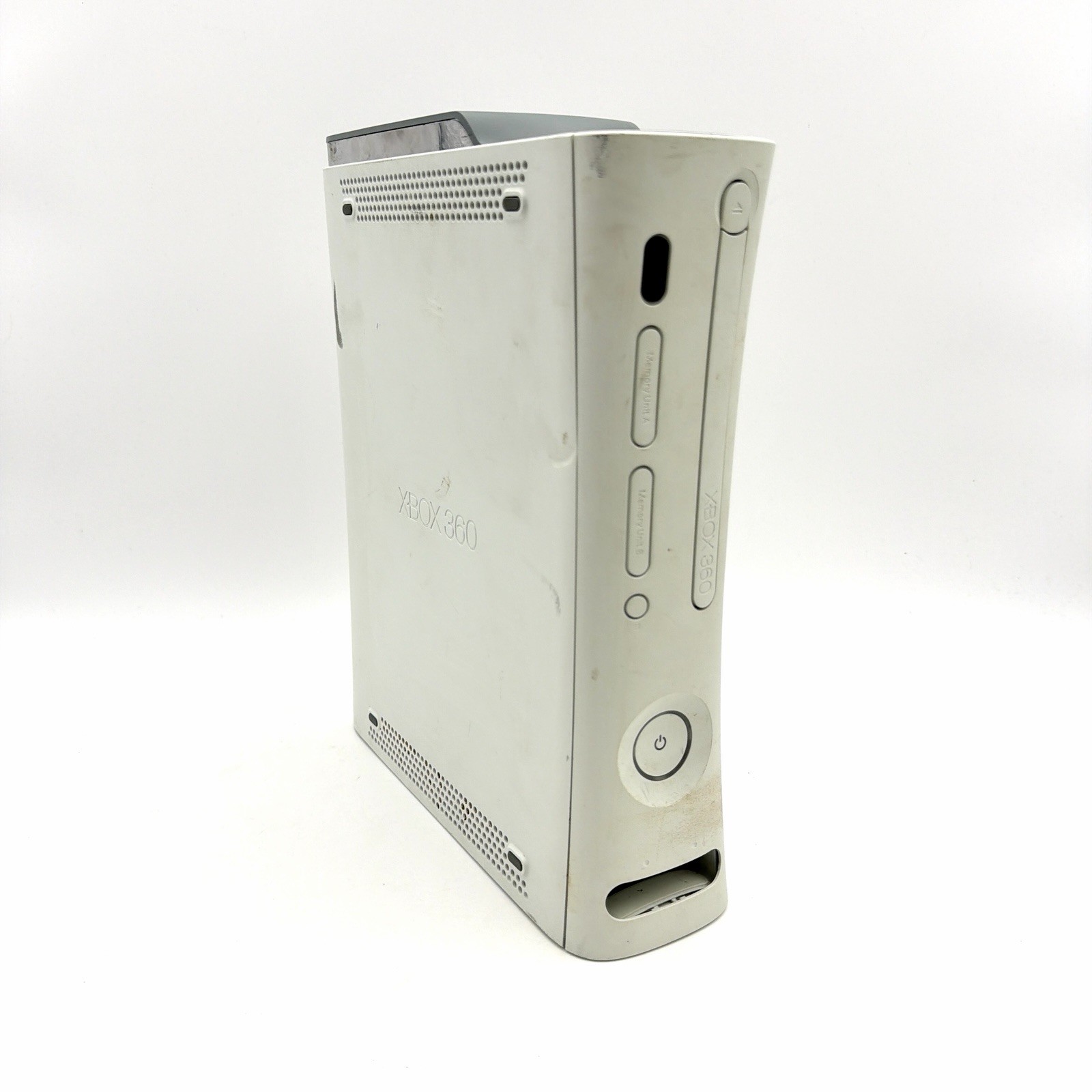Microsoft Xbox 360 White Fat Console RROD Red Ring of Death For Parts or Repair