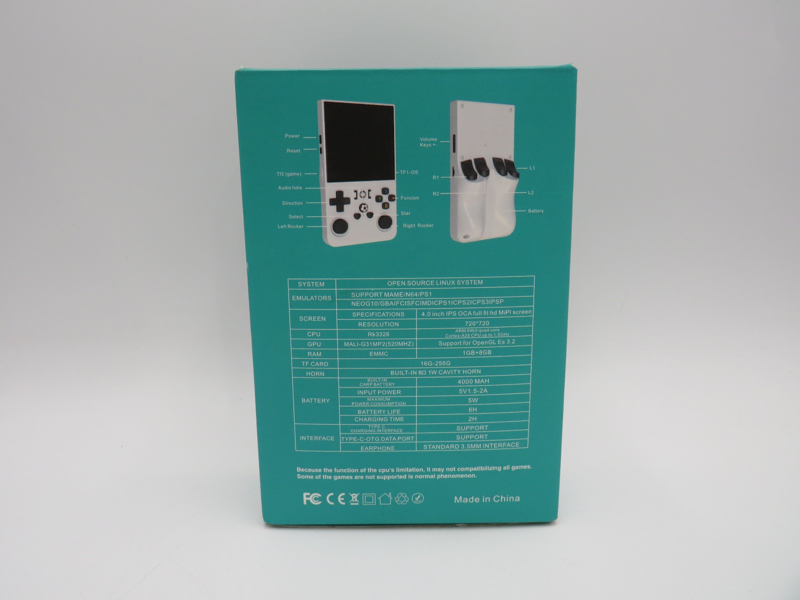 R36MAX Retro Handheld Game Console Linux System NEW
